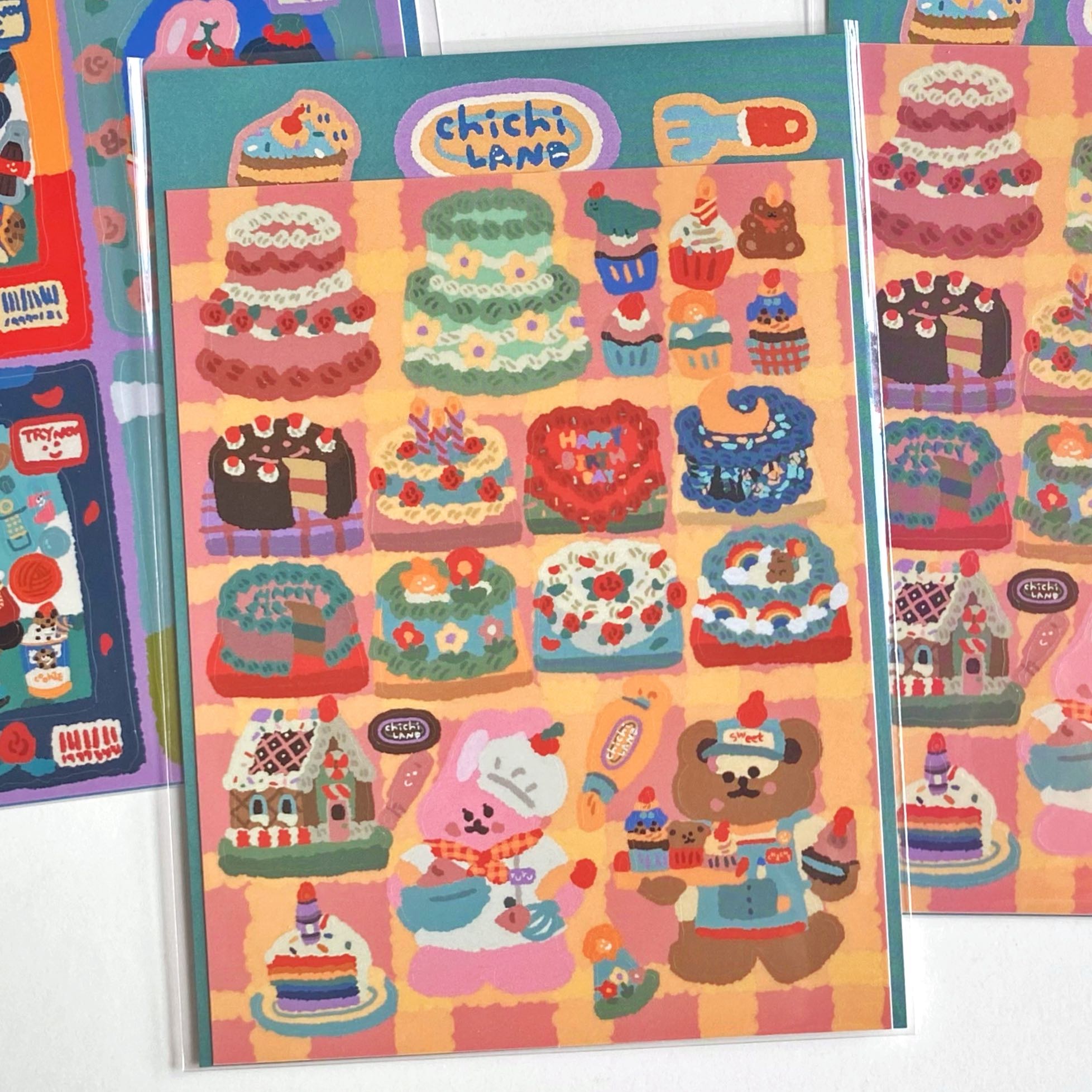 Chichiland sticker (3 types)