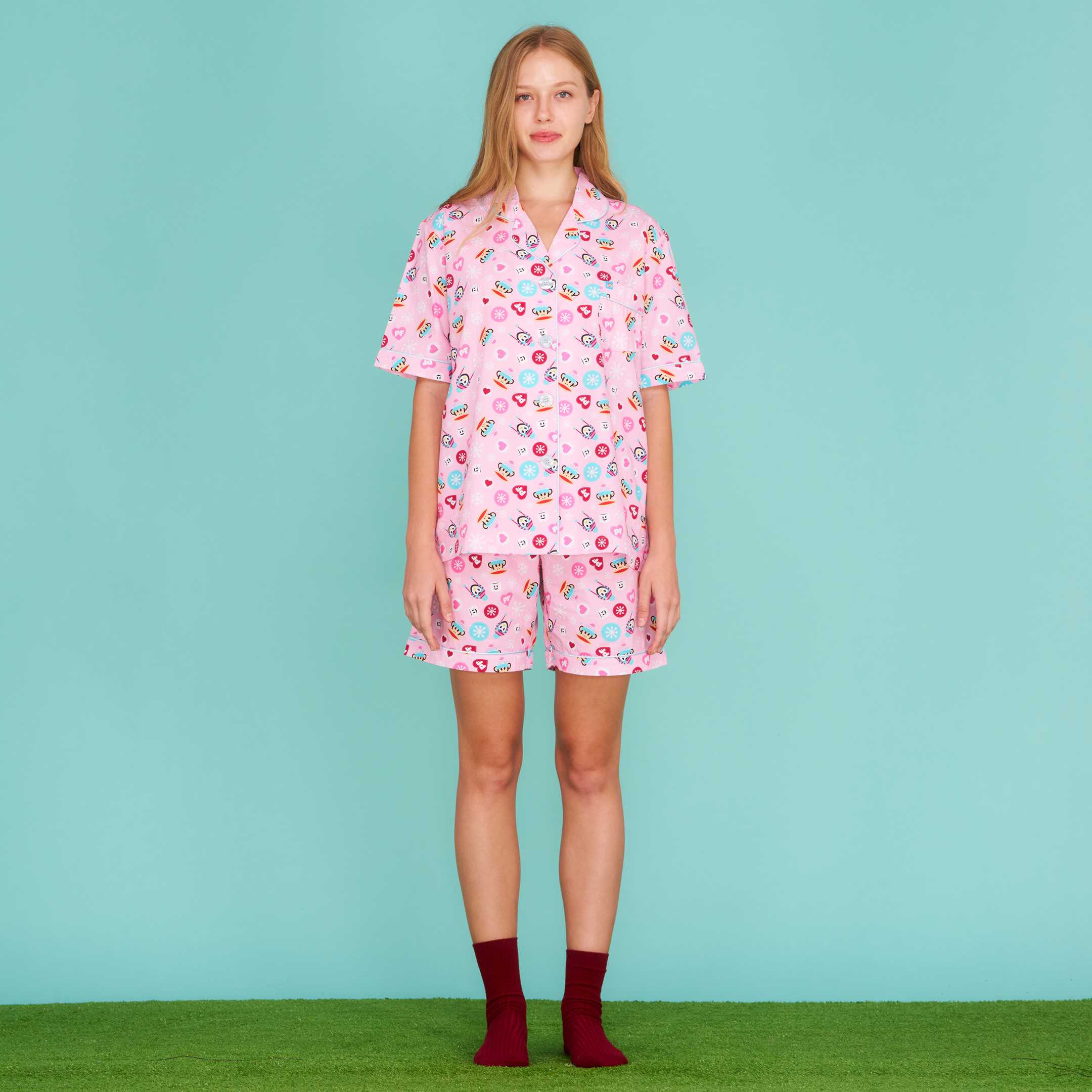 PAUL FRANK ชุดนอนกางเกงขาสั้น SNOW FLAKE FEVER SHORTS SET