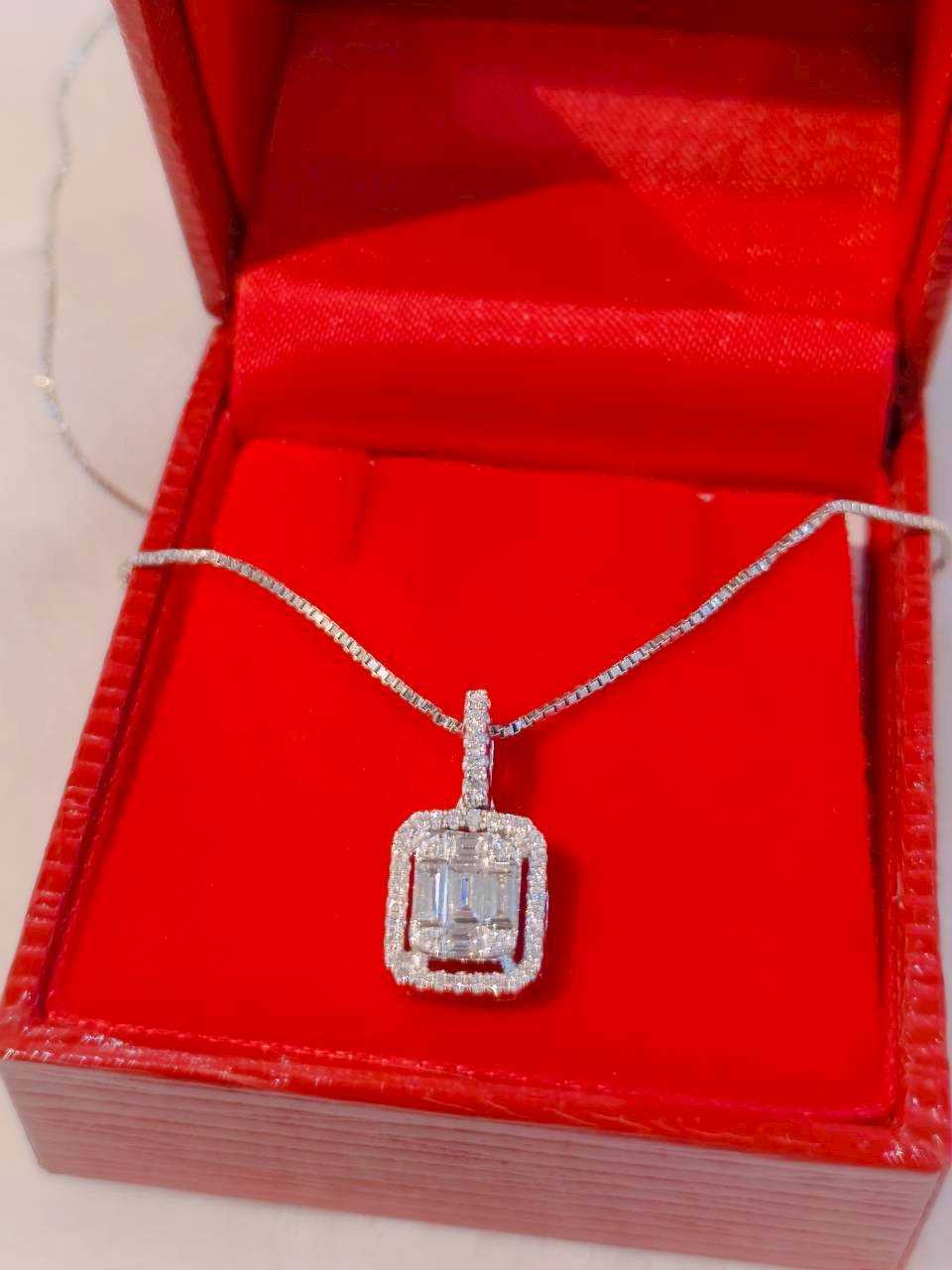 จี้เพชรบาเกท 0.36 ct