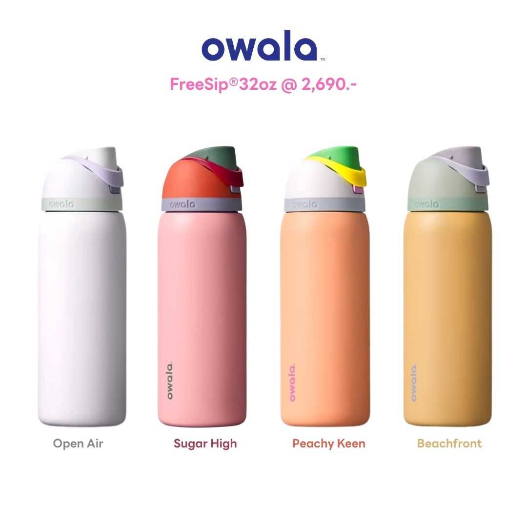 :: Pre-Order ::  Owala FreeSip® Insulated Stainless Steel Water Bottle⁣ ขนาด 32oz. จากอเมริกา