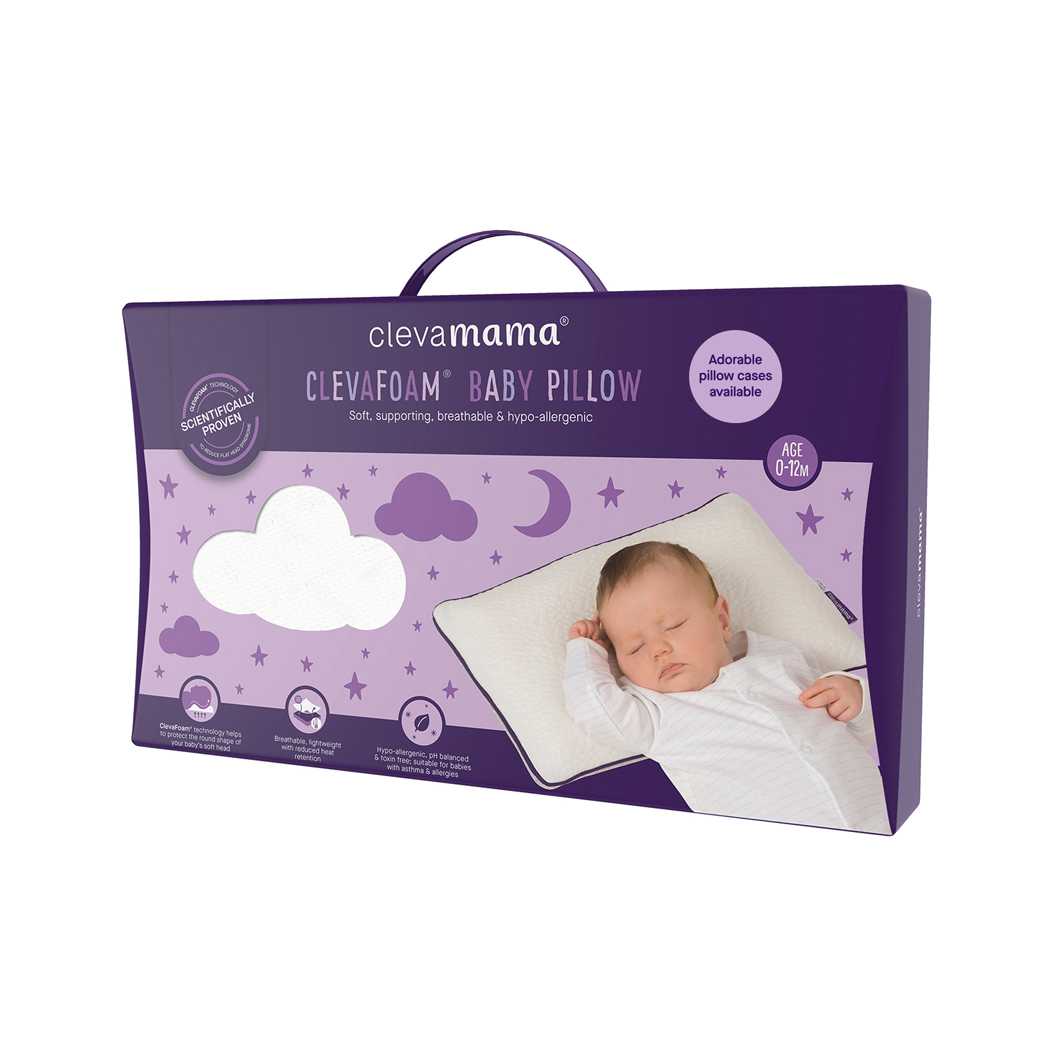Clevamama  ClevaFoam Baby Pillow - หมอน สำหรับทารก 0-12 เดือน