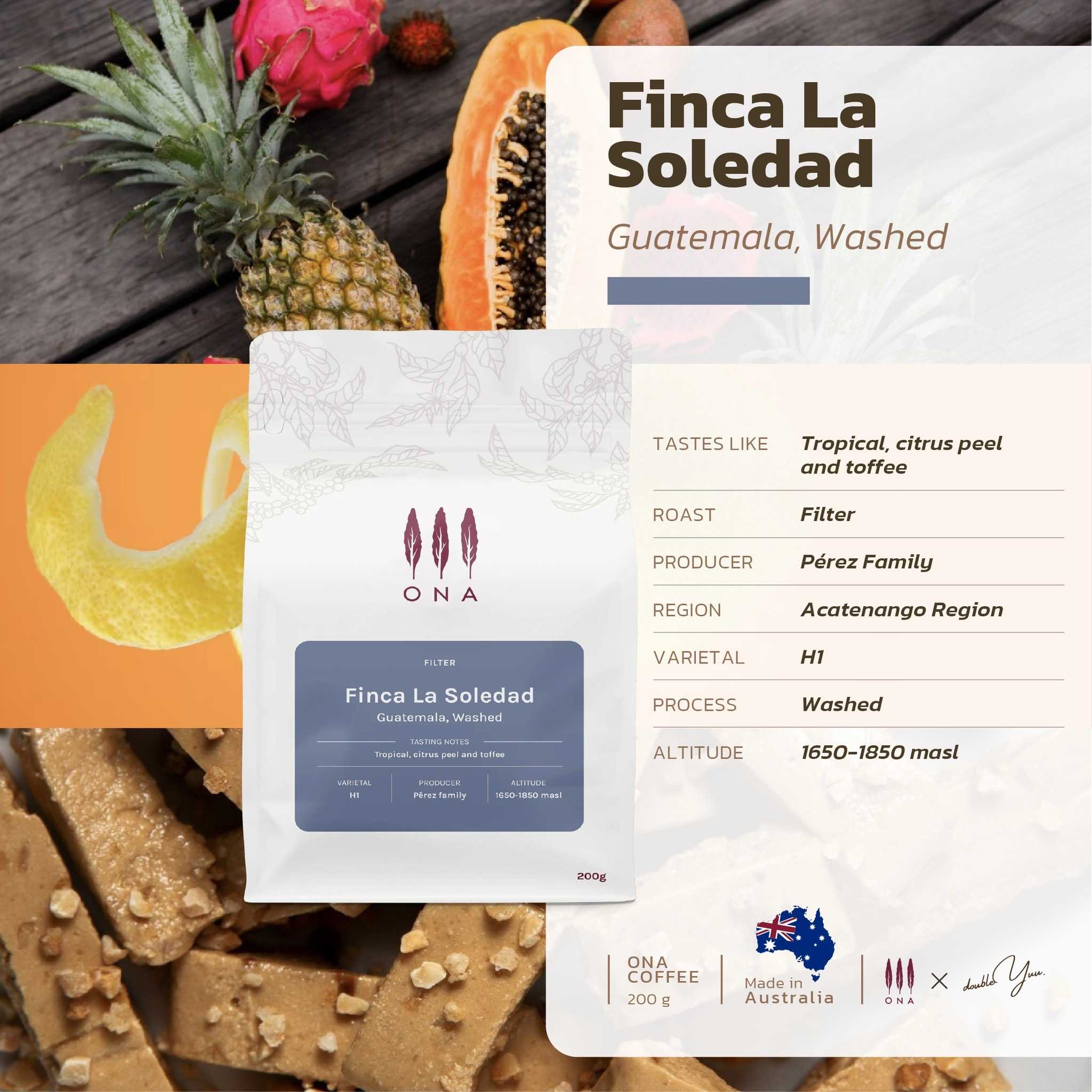 ONA Finca La Soledad, Guatemala, Washed 200g