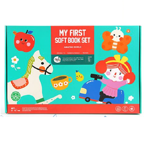 Best Seller Joan Miro My First Soft Book  🌎Amazing World Set (กล่องเขียว)