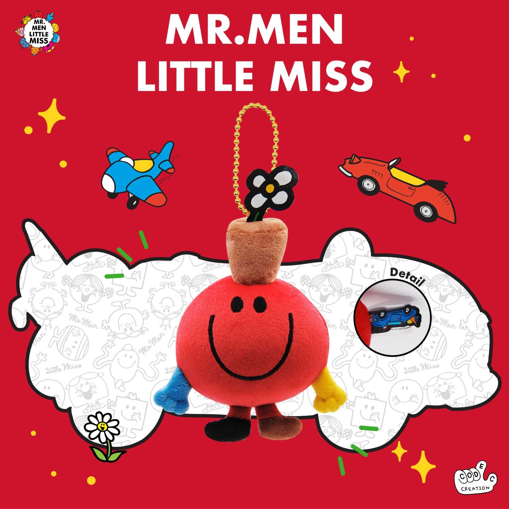 พวงกุญแจ Mr.Wrong (Mr.men and Little miss)