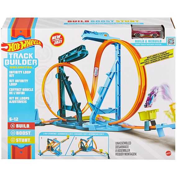 Hot Wheels Track Builder Unlimited Infinity Loop Kit (GVG10)