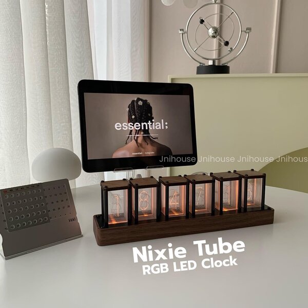 [พร้อมส่ง] Jnihouse : Nixie Tube RGB LED Clock