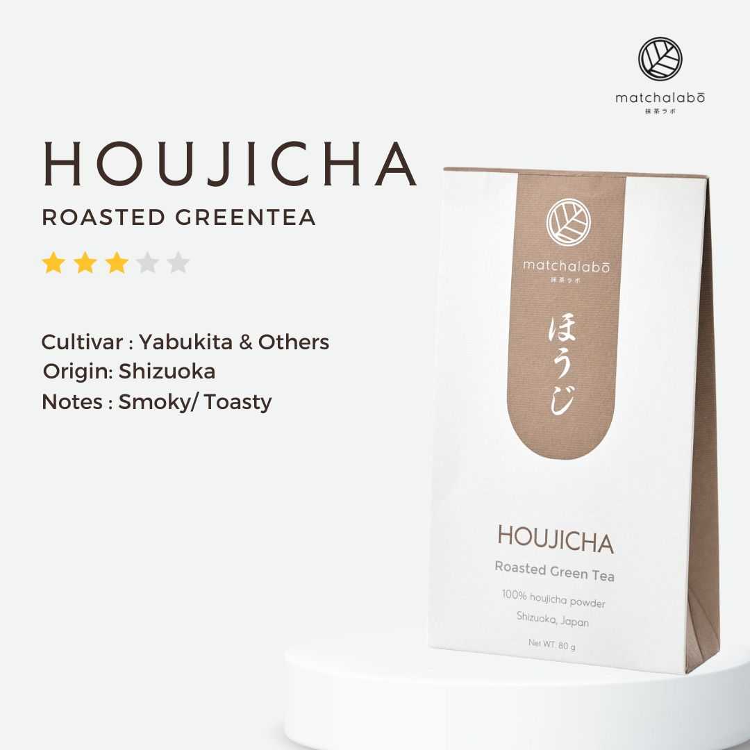 MATCHALABO ผงโฮจิฉะ ผงชาเขียวคั่ว I HOUJICHA - Roasted Green Tea 80g