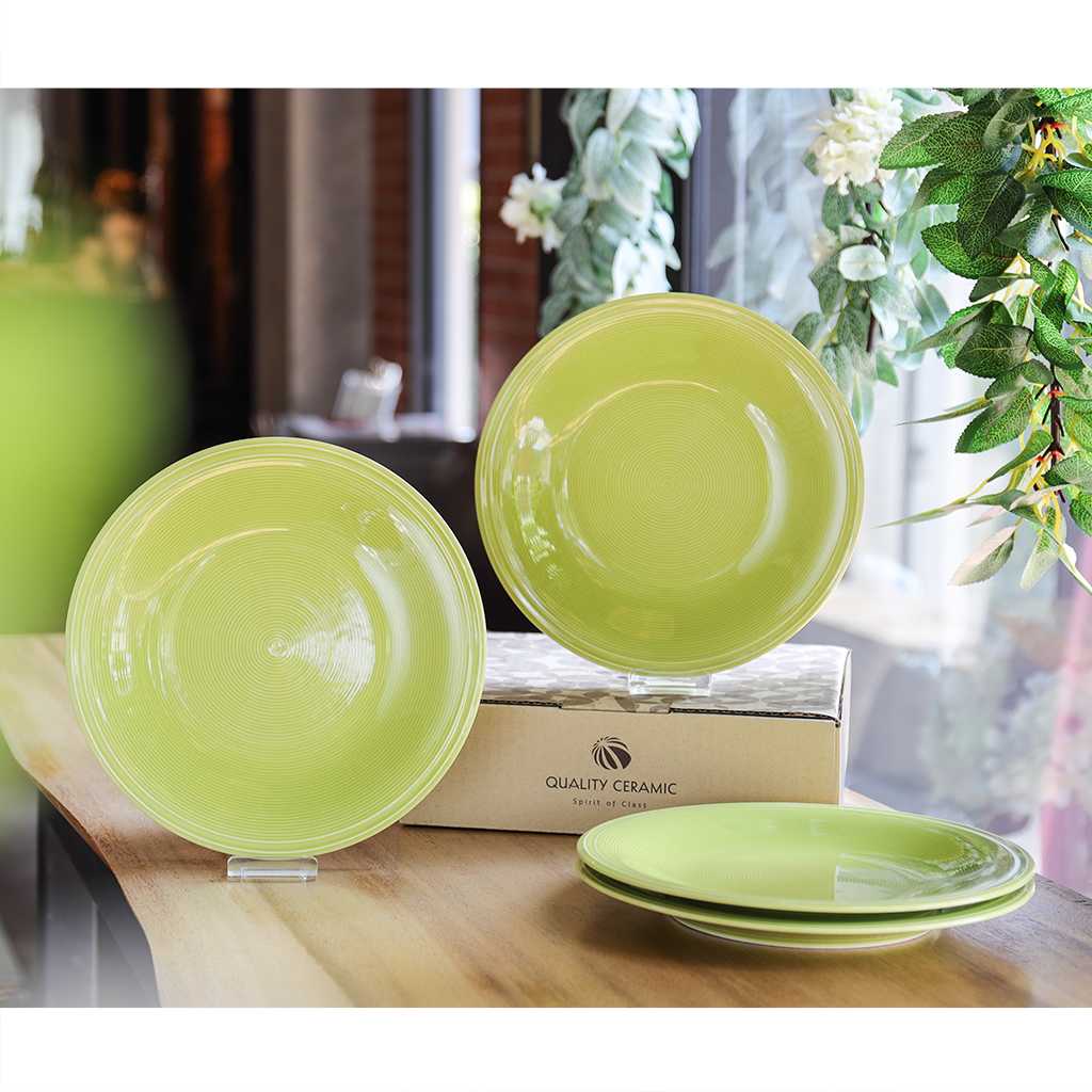ชุดจาน 21 ซม. 4 ชิ้น Rhythm - Magic Leaf