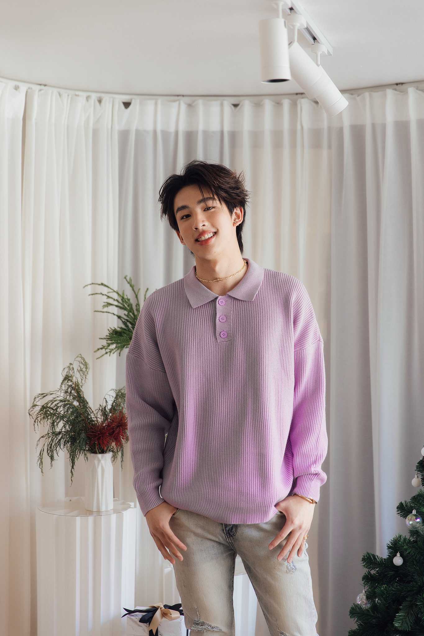 KINS เสื้อสเวตเตอร์ไหมพรม (รหัส : KN61)