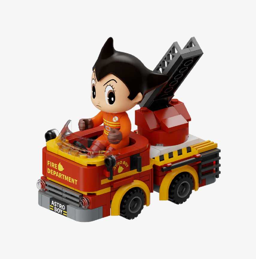 Pantasy Astro Boy Fantastic Car Series - Fire Engine ตัวต่อพลาสติก รุ่นมินิแอสโทรบอย รถดับเพลิง