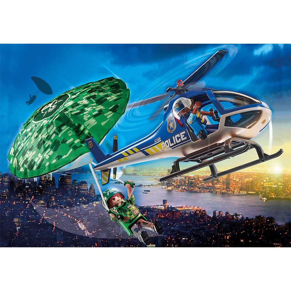 Playmobil 70569 Police Parachute Search ตำรวจ โดดร่มหลบหนี