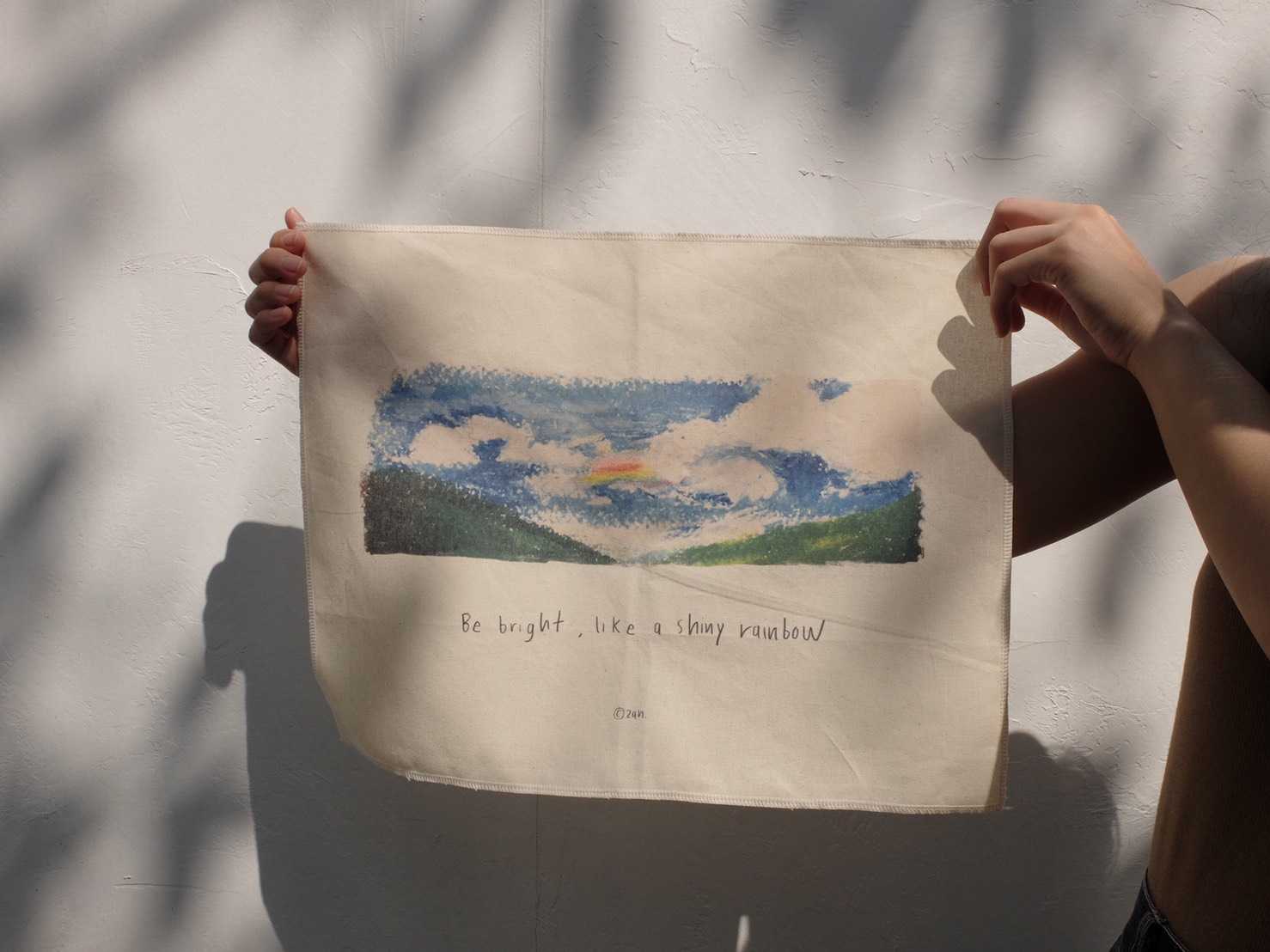 Fabric poster - Be bright