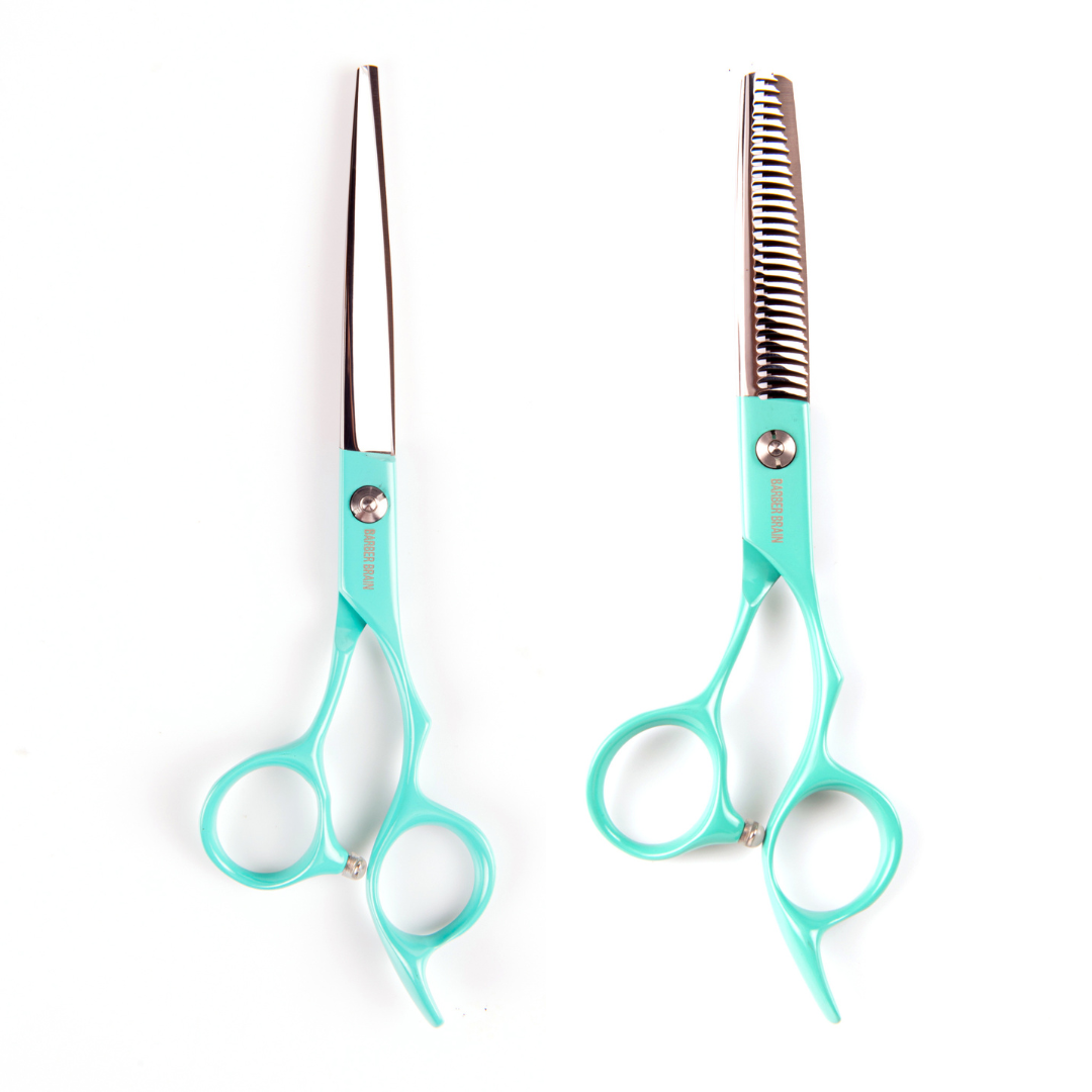 [สินค้าตัวอย่าง ห้ามซื้อ] Tiffany Blue กรรไกรตัดผม ขนาด 6.5 นิ้ว รุ่น VAL-73 , VAL-74