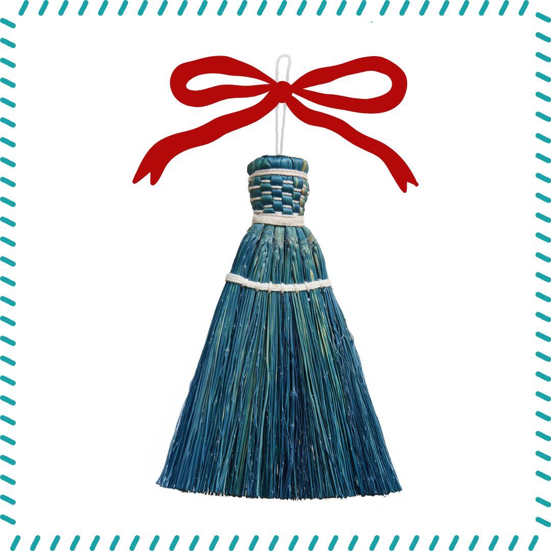 Mini Kimono Brush (Blue)