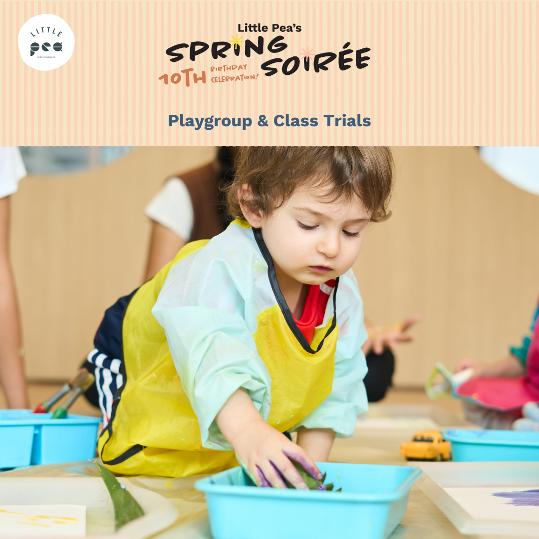 Wild Art & Sensory Playgroup (1-3.5y) 2:30pm | Spring Soirée: Open House Trials
