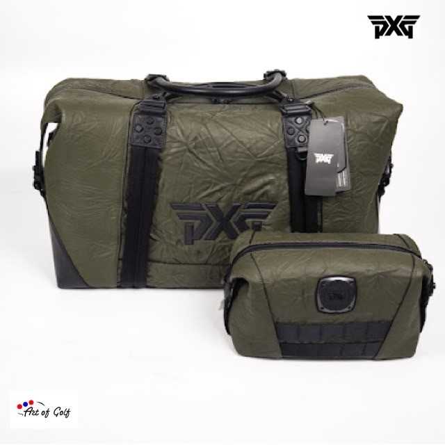 PXG MILITARY WASHED LEATHER BOSTON BAG (Brown)