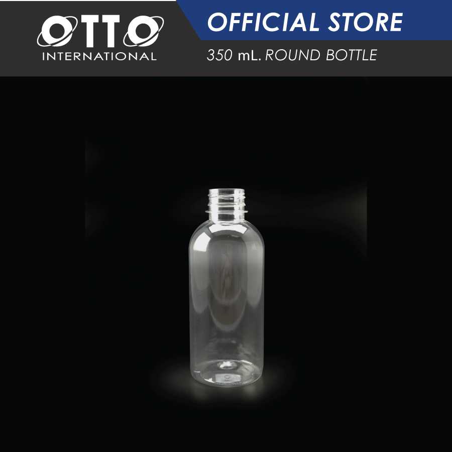 ขวดพลาสติก+ฝา แพ็ค 100 ขวด ขนาด 350 ml.พร้อมฝา ทรงกลมมาตรฐาน (รบกวน1ออเดอร์ต่อ1แพค)