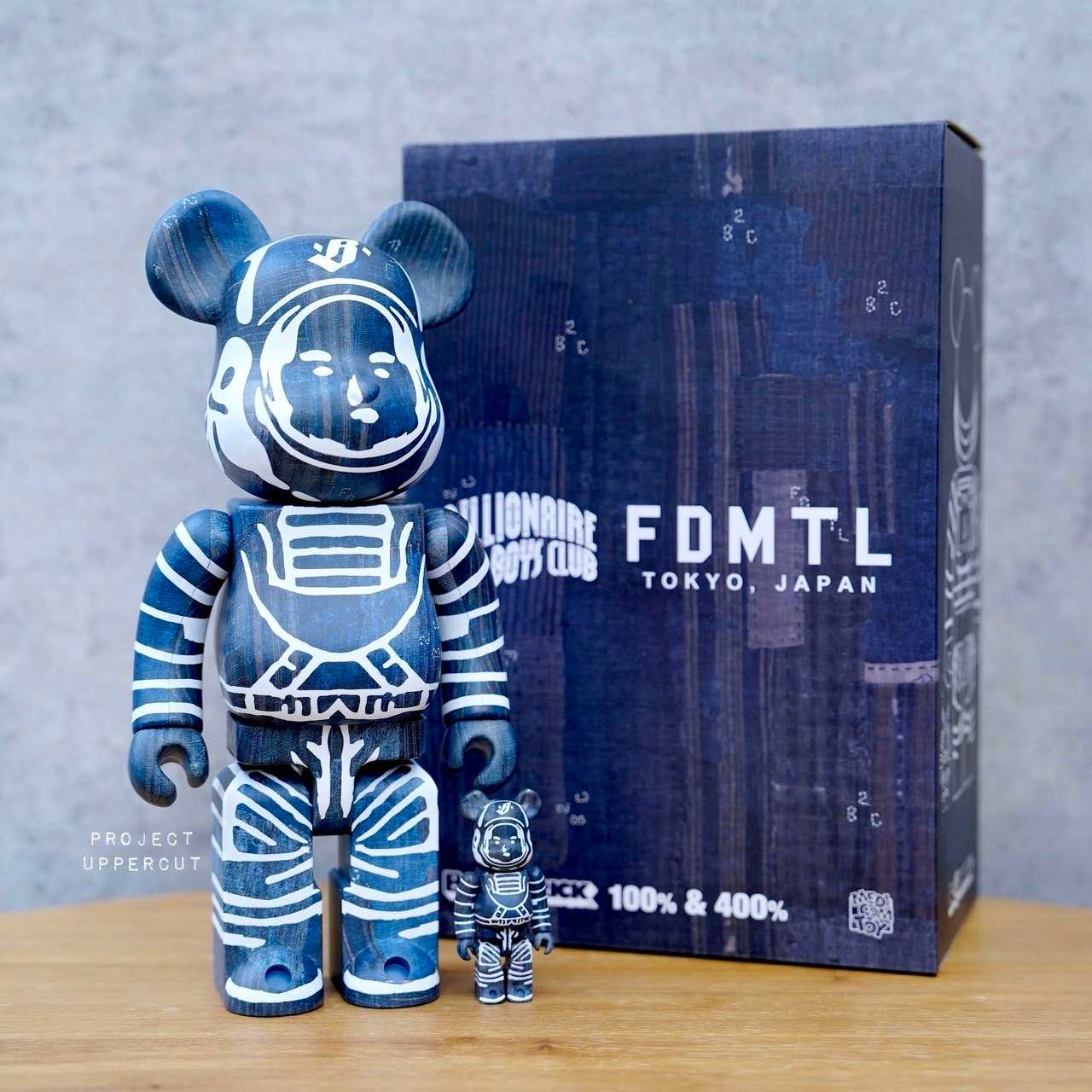 BE@RBRICK 400%+100% Billionaire Boys Club x FDMTL [Displayed]