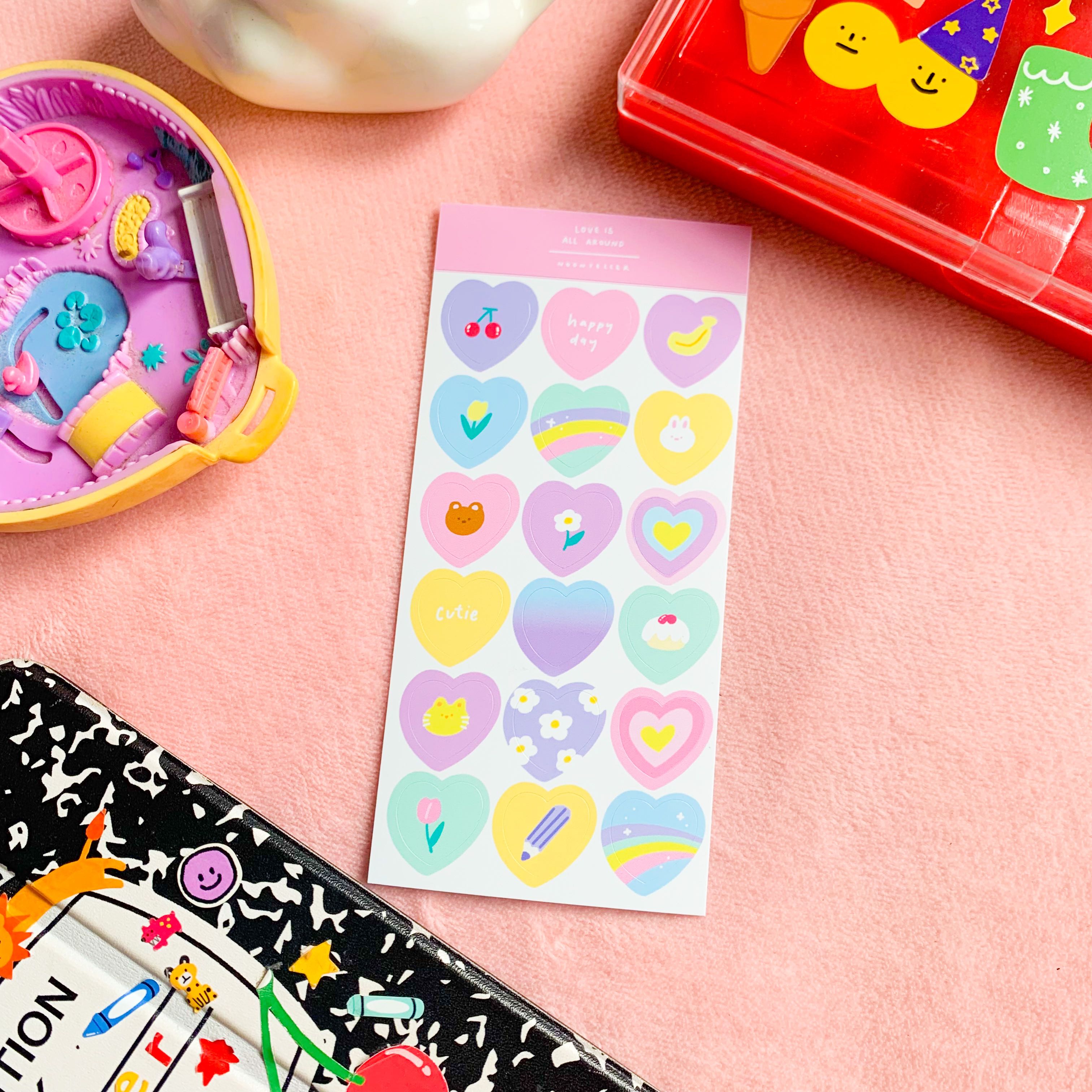 Diecut Sticker : สติกเกอร์ไดคัท Heart