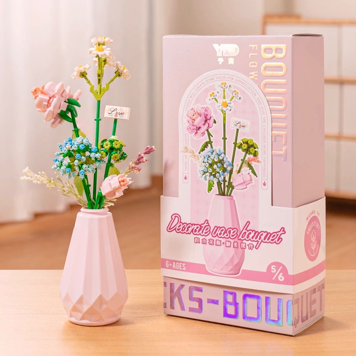 [Pre-order 10วัน] เซตเลโก้ดอกไม้ 8ดอก พร้อมแจกัน 🎀