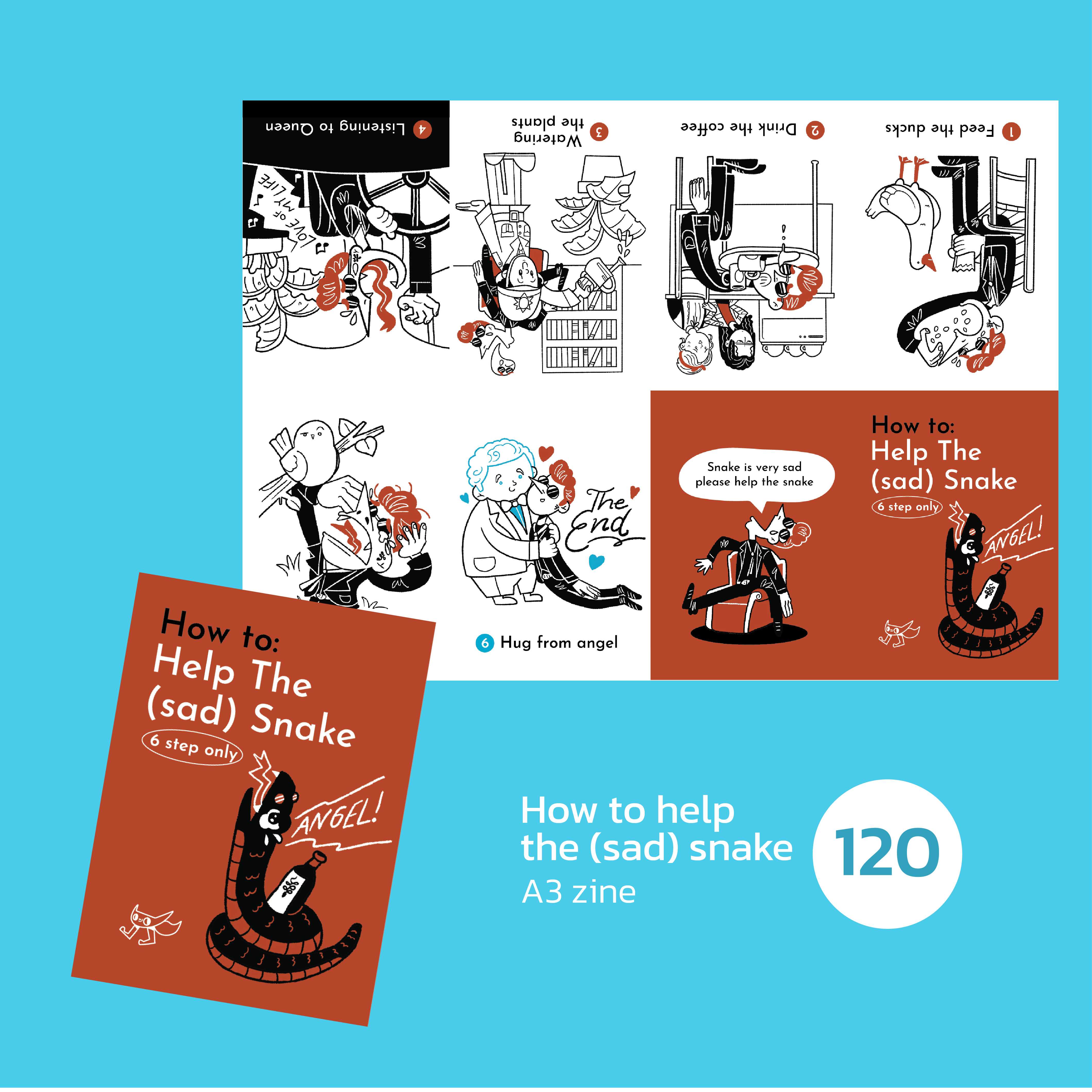 How to help the sad snake zine