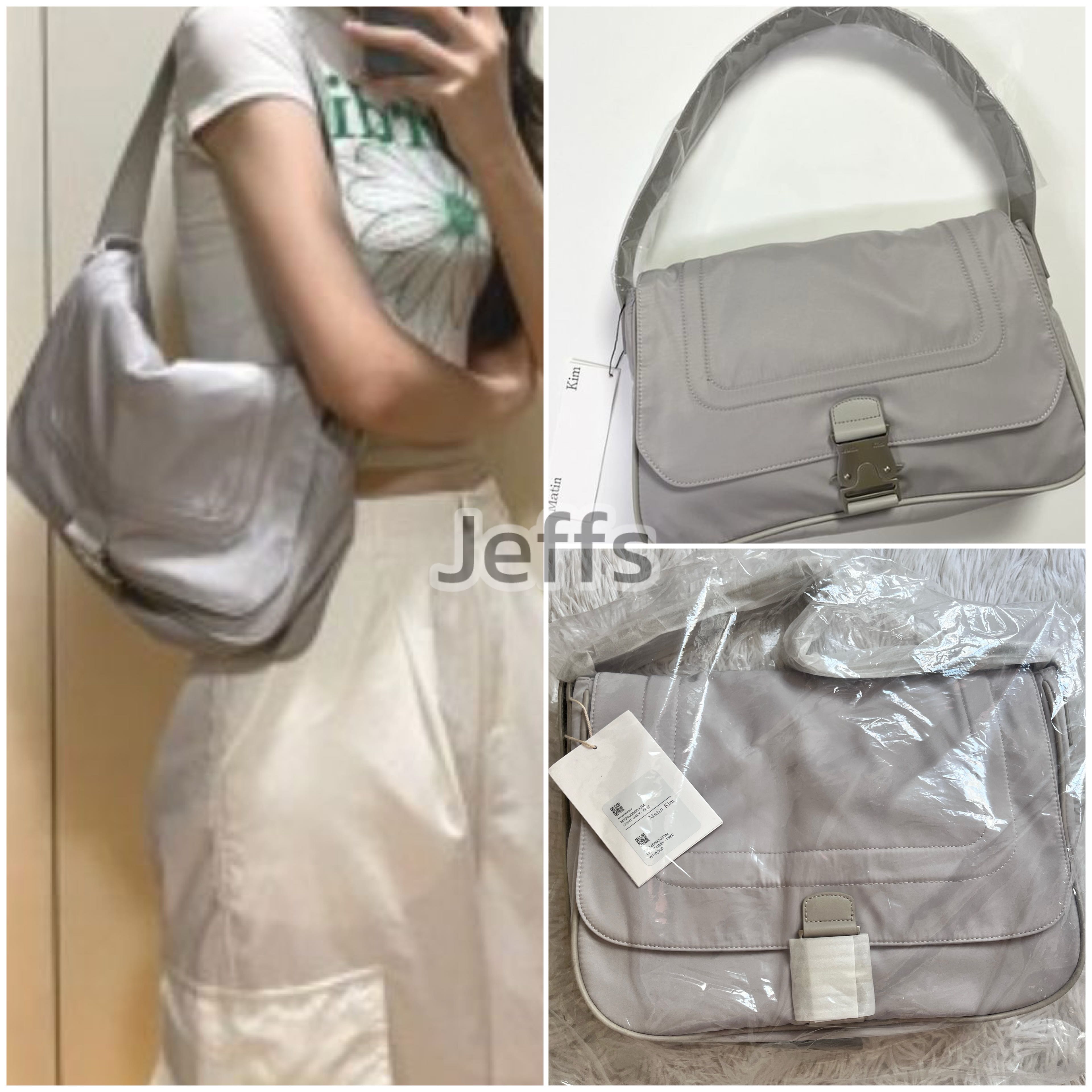 พร้อมส่ง แท้  Matin kim buckle bag รุ่นฮิตใบใหญ่สะพายไหล่