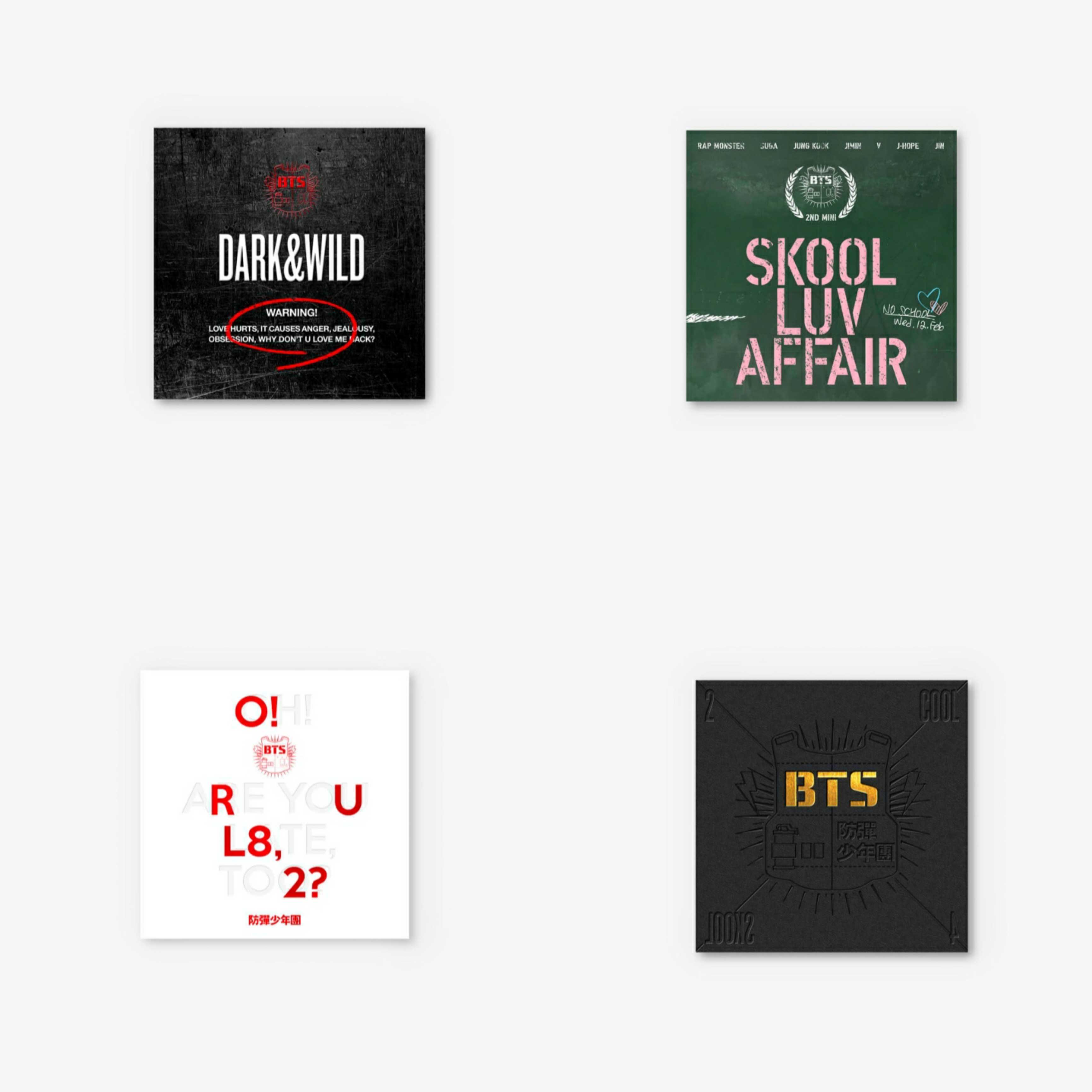 [พรีออเดอร์🇰🇷]  อัลบั้มเก่า BTS - ALBUM (ส่งฟรี)