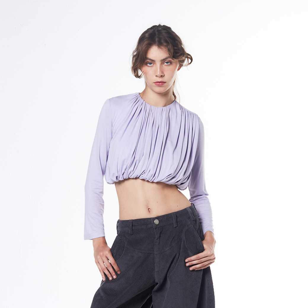 PUFFED TOP (LILAC)