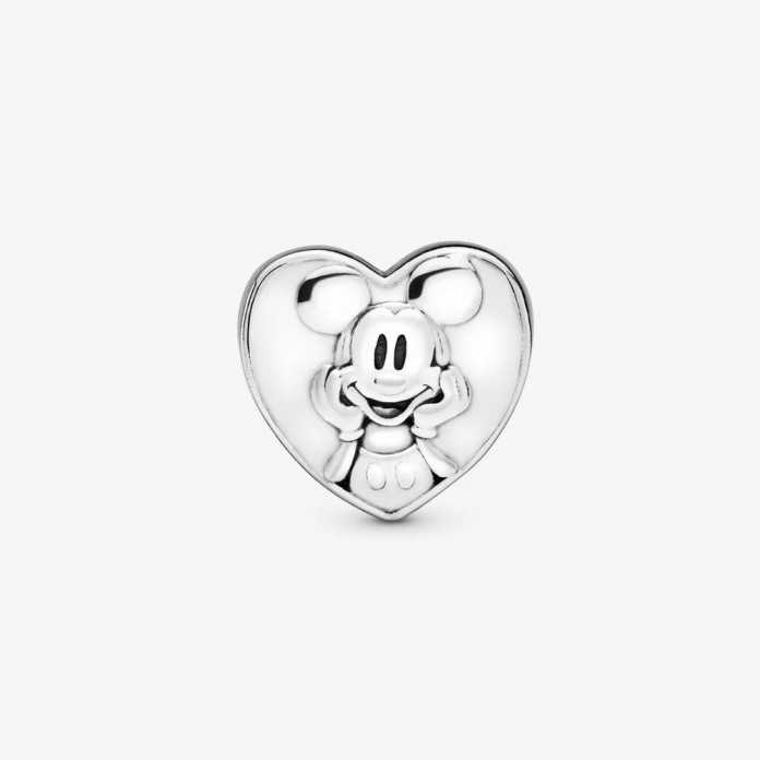 Disney Vintage Mickey Mouse Heart Clip Charm