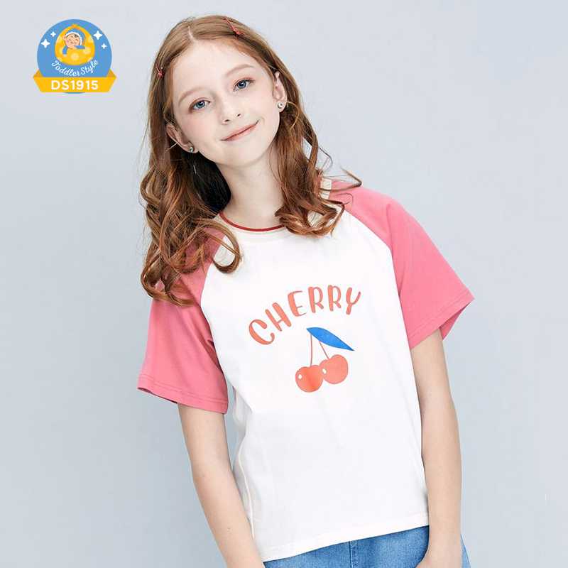 เสื้อแขนสั้น DS1915 (สีชมพู)