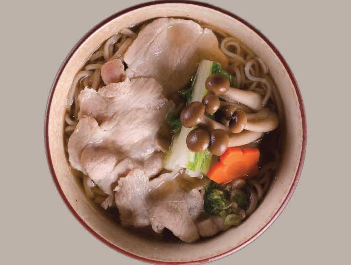 TSU Japanese Set Lunch: Sliced Mature Black Pork with Himi Udon or Soba Set