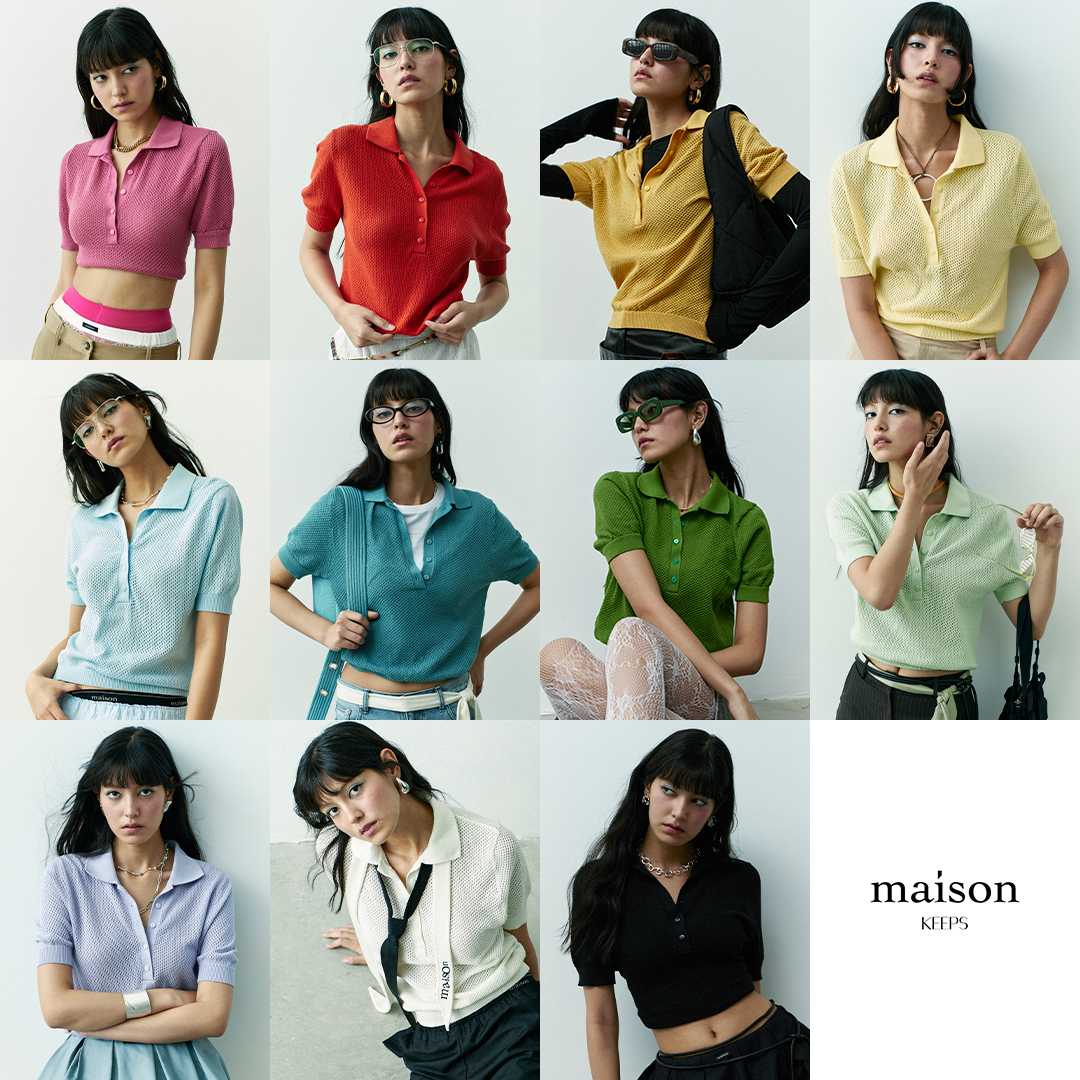 maison KEEPS | Kiko Knitted Tops เสื้อโปโลไหมพรม