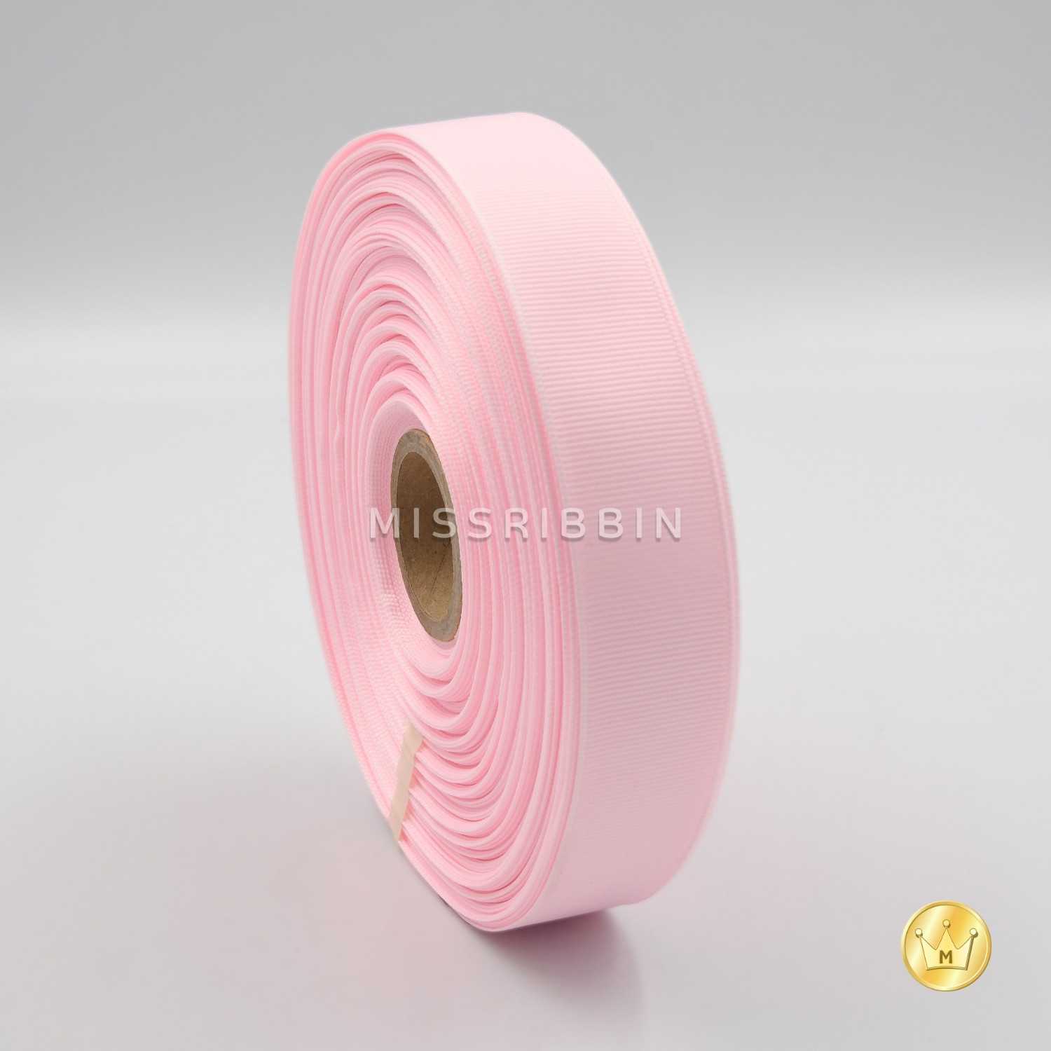 กรอสเกรน (สี 214) ม้วนยาว 50หลา ขนาด 7 10 15 25 38 50มม.