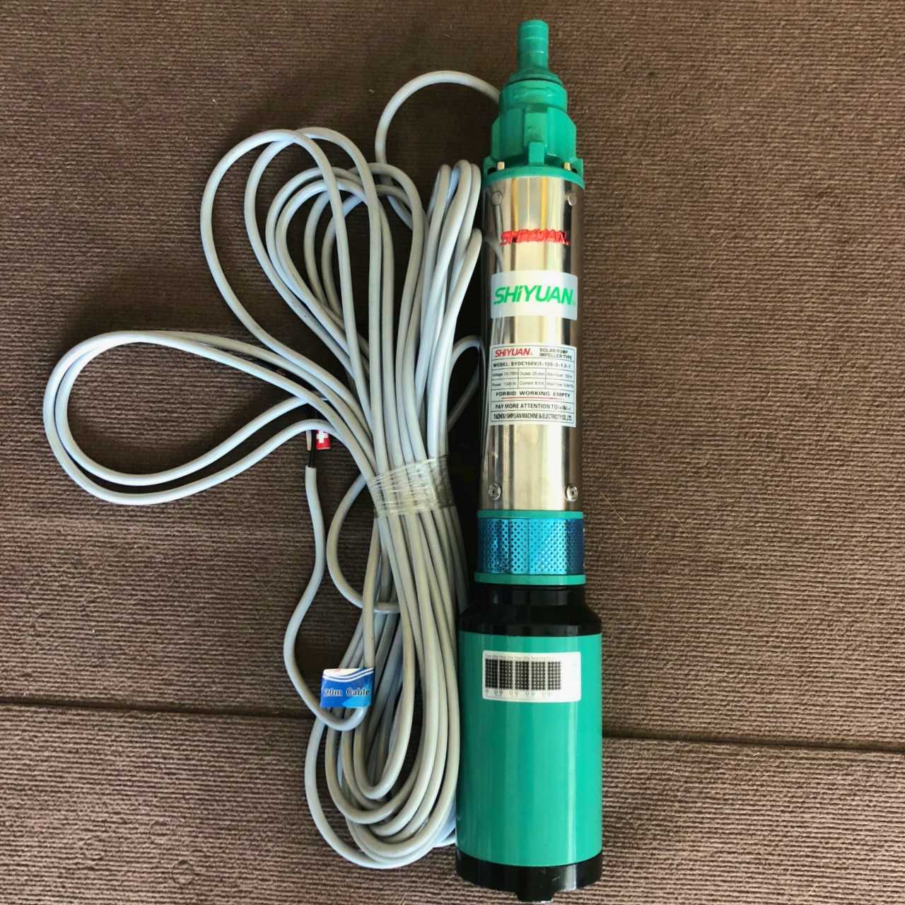 ปั๊มน้ำบาดาล ดีซี โซล่าเซลล์ 150Vdc 1300W (ใบพัด)