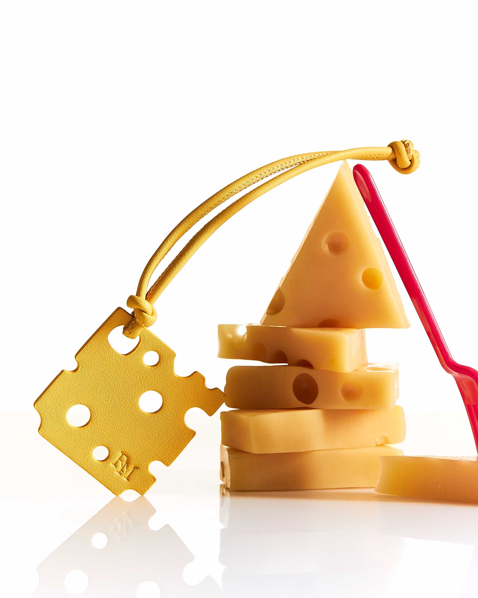 Rally Lucky Leather Tag (Cheese)