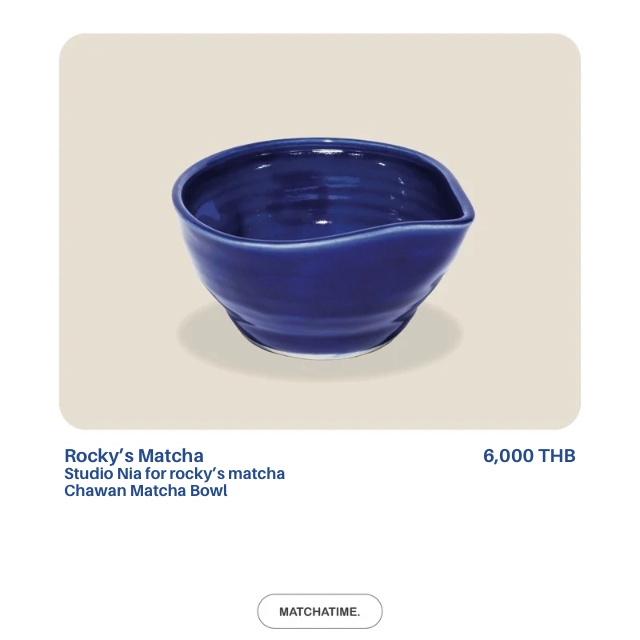 Studio Nia for rocky’s matcha Chawan Matcha Bowl