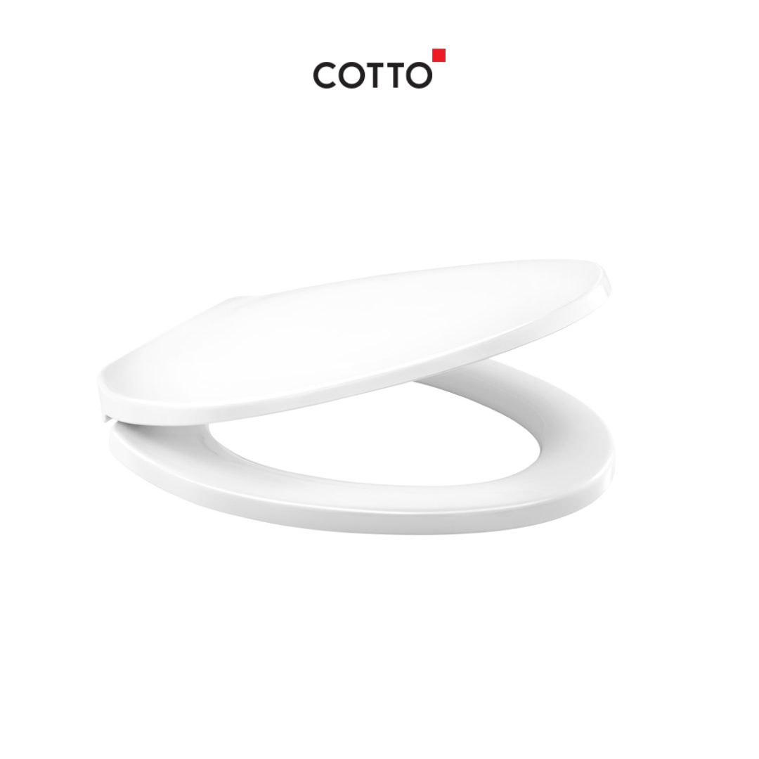 COTTO ฝารองนั่ง ELONGATE (SOFT CLOSE) รุ่น C9045 WH S/L