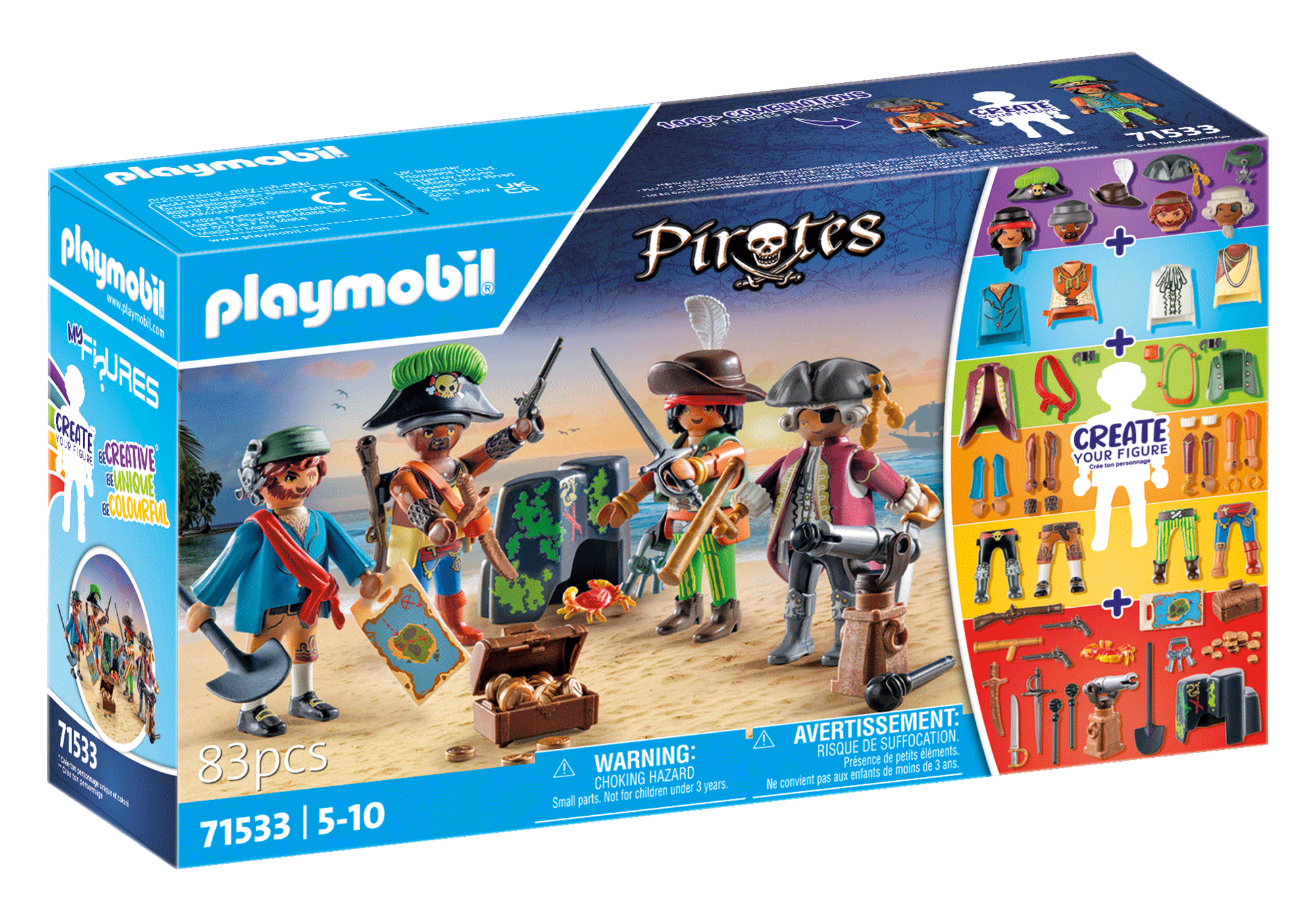 Playmobil โจรสลัด มายฟิกเกอร์โจรสลัด PM-71533-24
