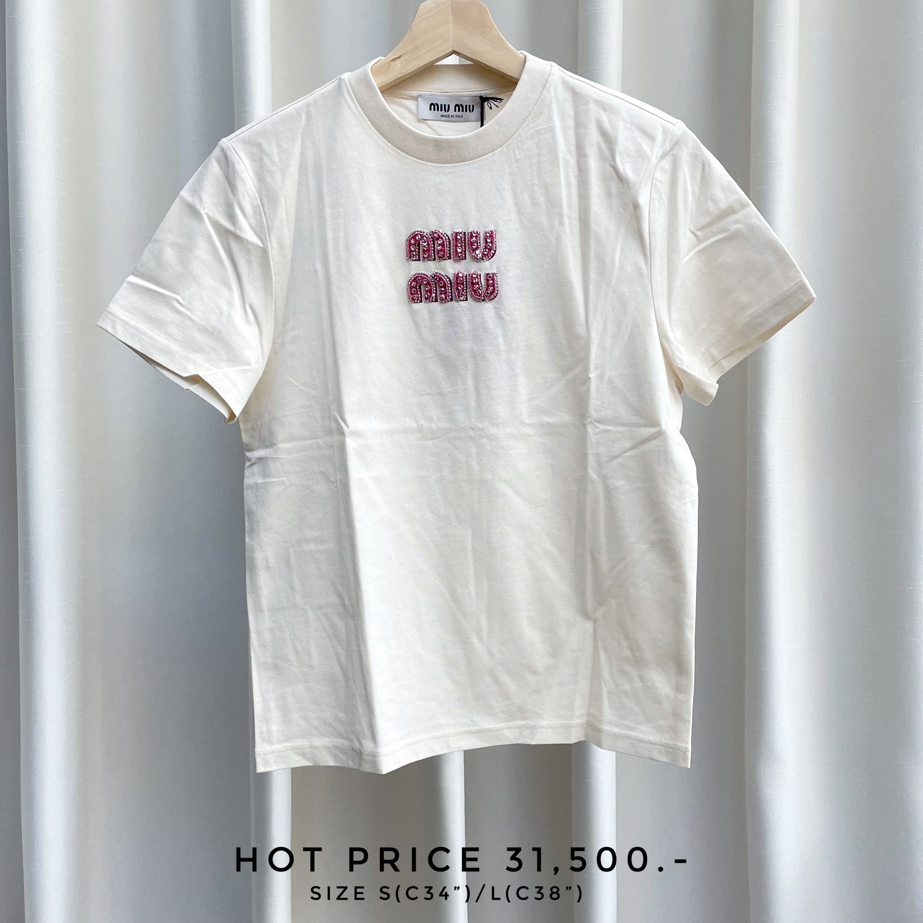 MIUMIU T shirt miumiu white 