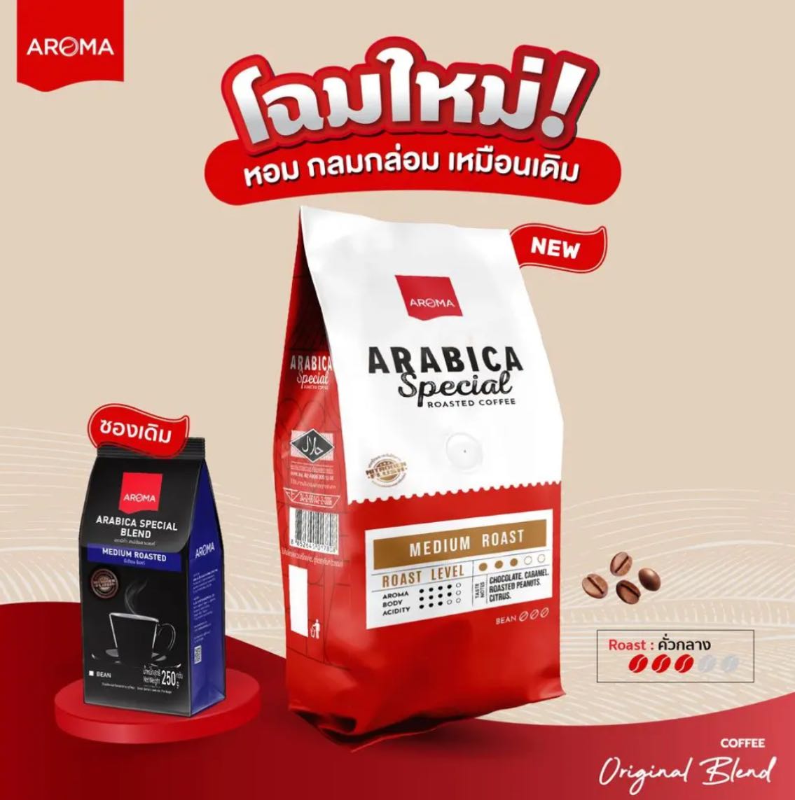 เมล็ดกาแฟคั่ว Arabica Special