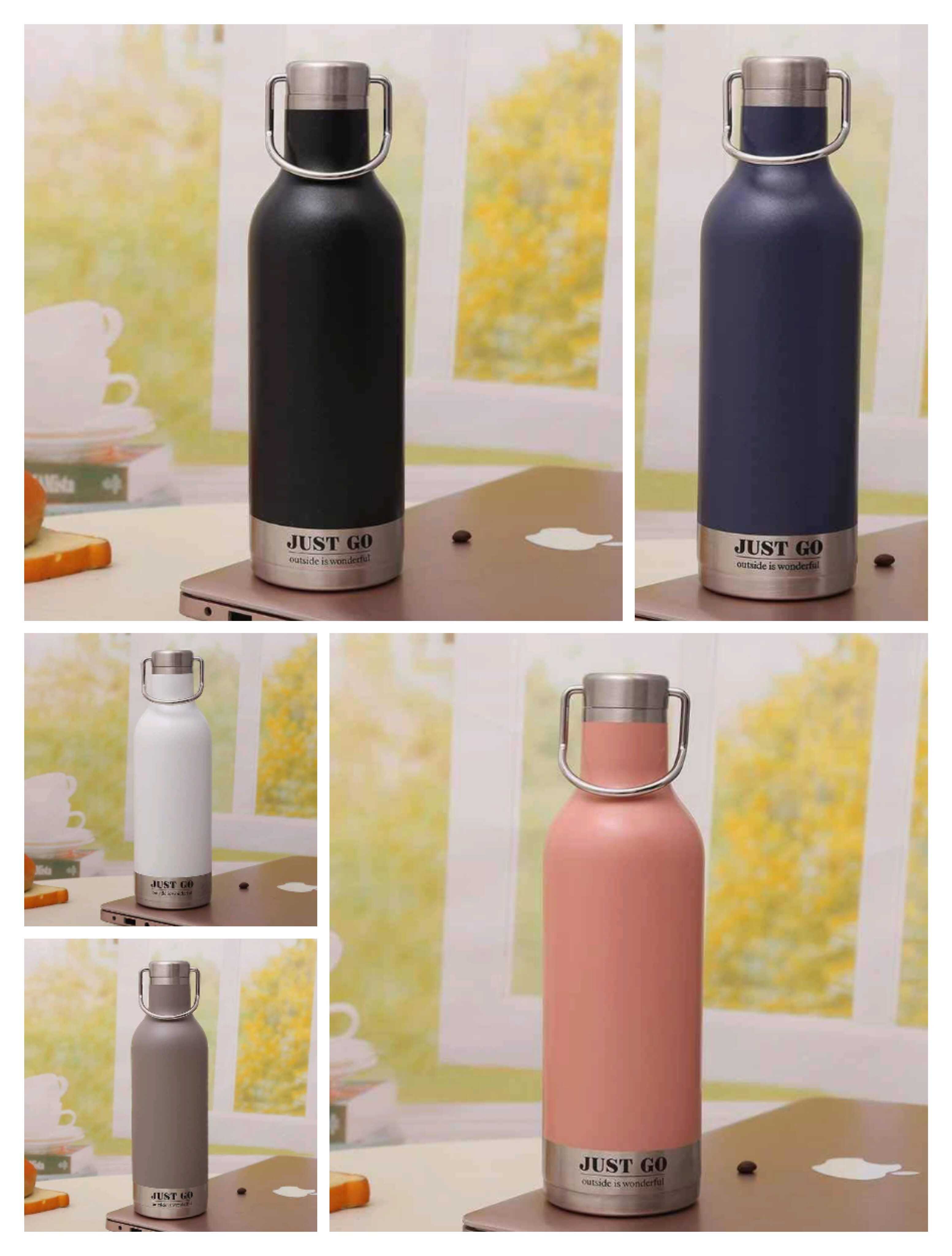 ขวดสแตนเลส เก็บความเย็น-ความร้อน ขนาด 450 ml JUST GO
