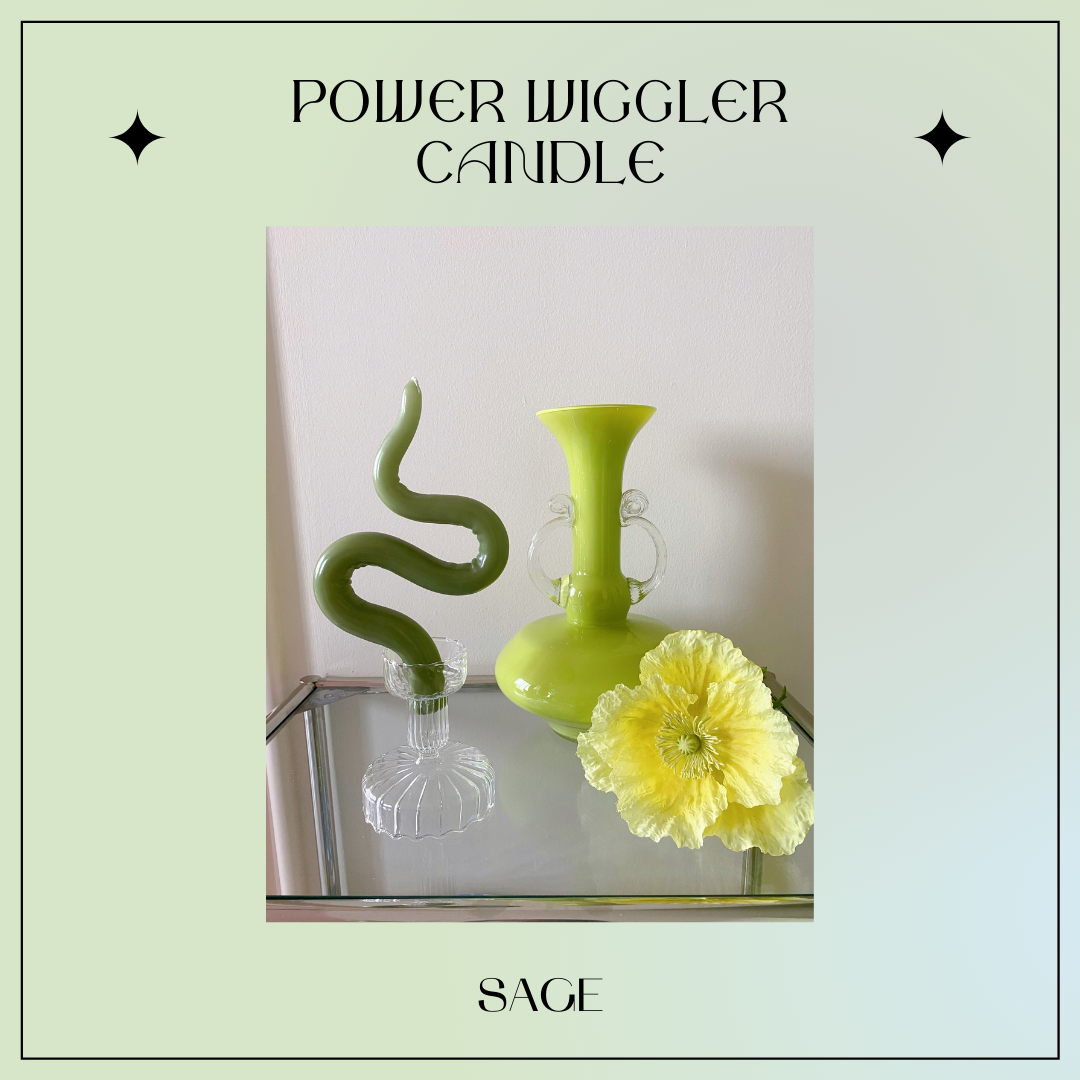 Power Wiggler Candle - Sage