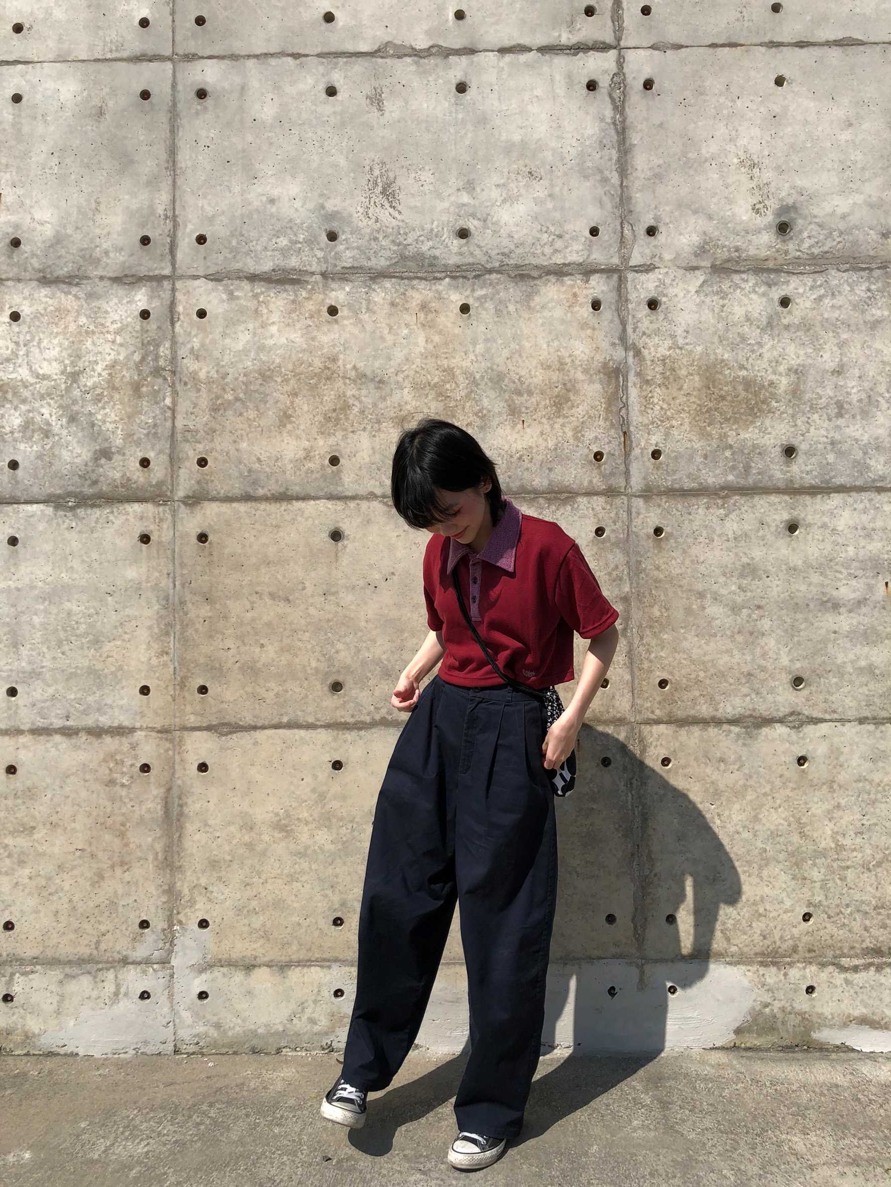Twist Knit Top - Maroon