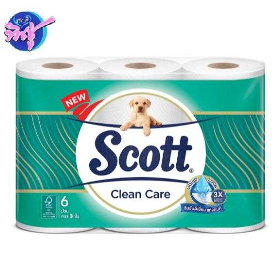 กระดาษชำระ Scott Clean Care  6 (ม้วน) ลัง