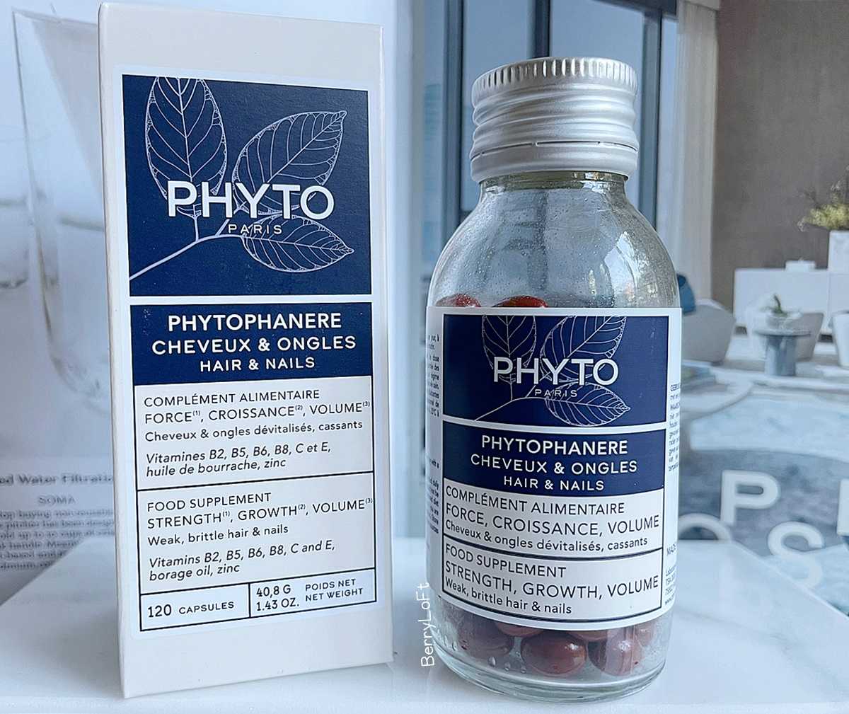 แพคเกจใหม่ PHYTO Paris Phytophanere 120 แคปซูล หนึ่งในวิตามินบำรุงผมและเล็บที่ขายดีที่สุดในโลก