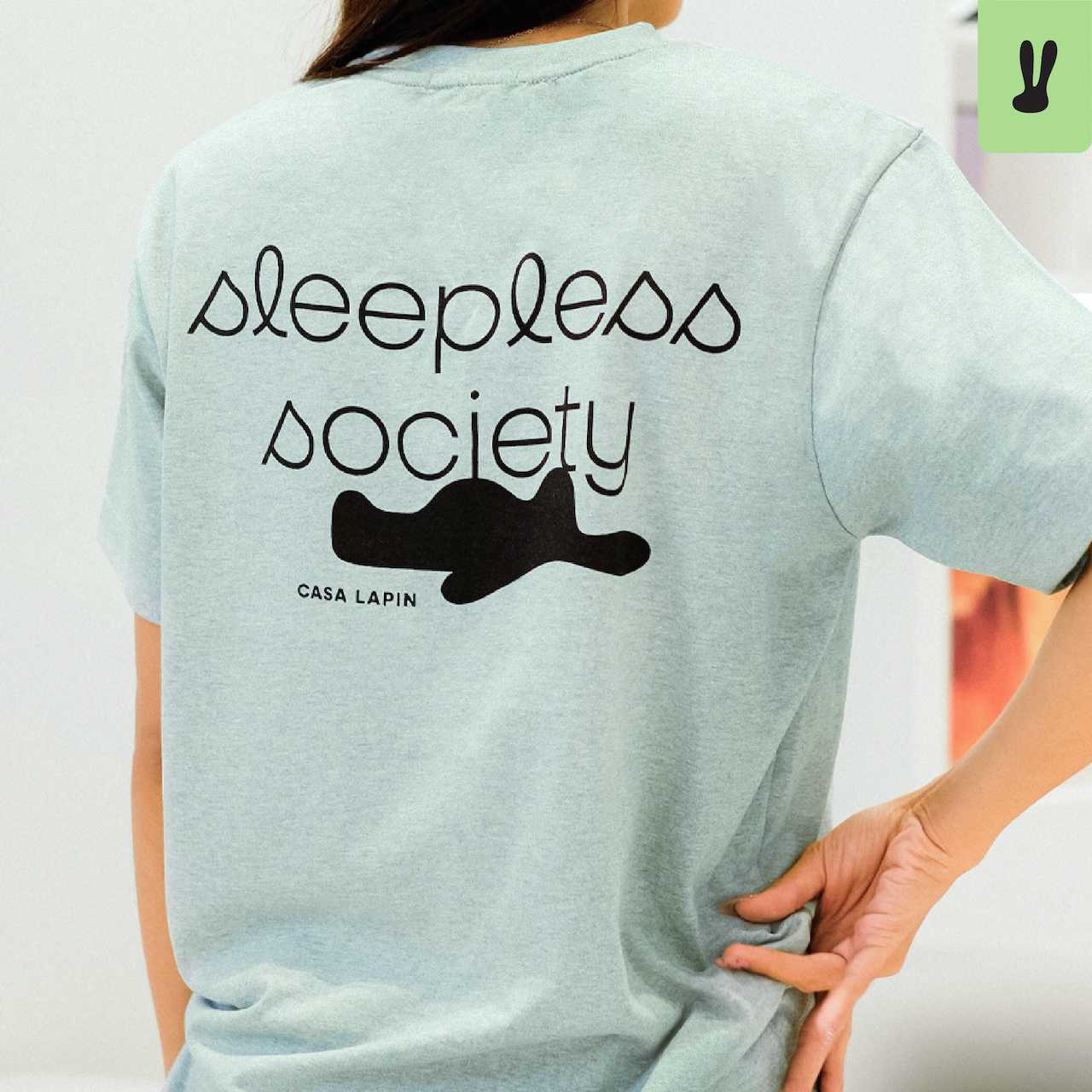 Sleepless Society Recycled T-Shirt Cotton
