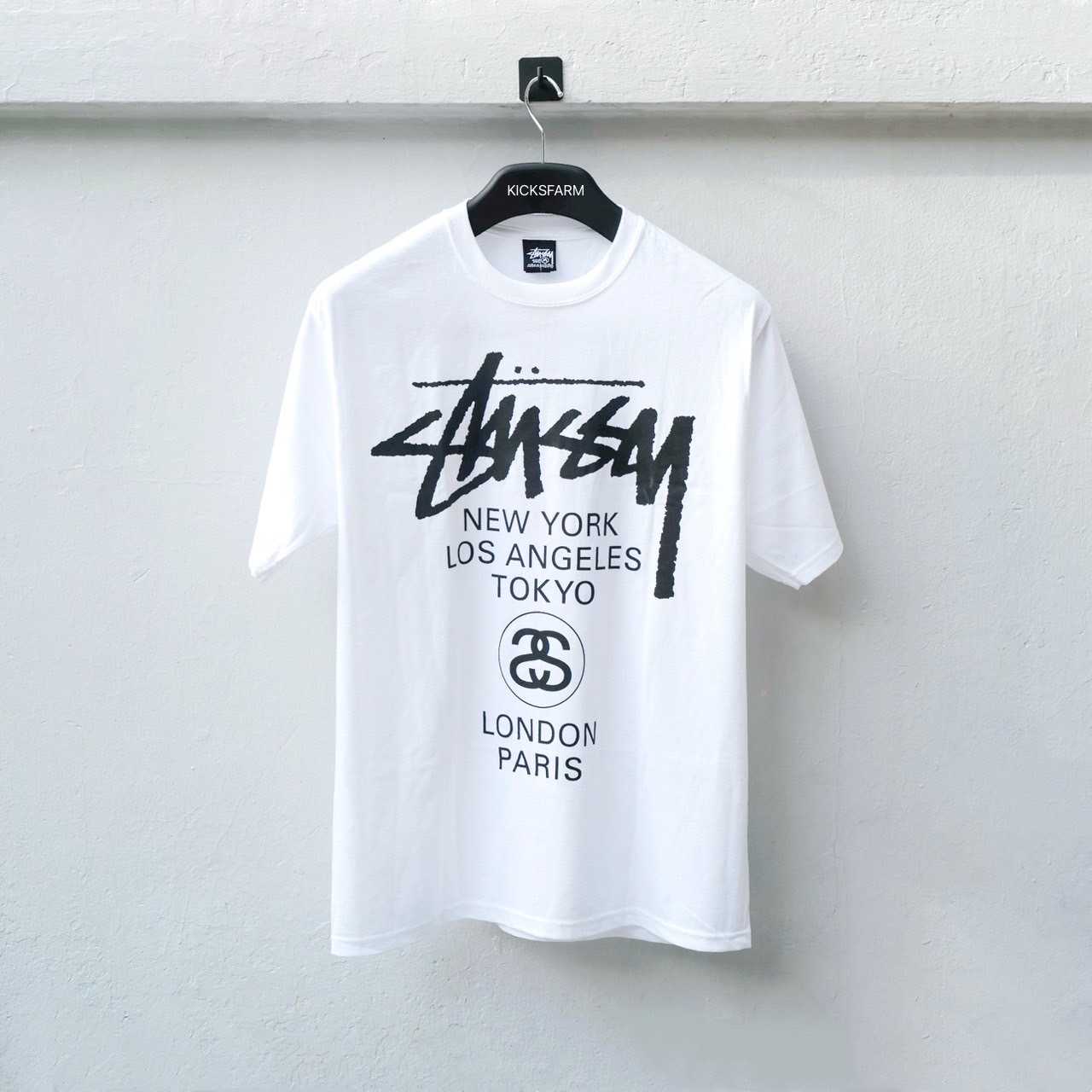 STÜSSY WORLD TOUR TEE - WHITE