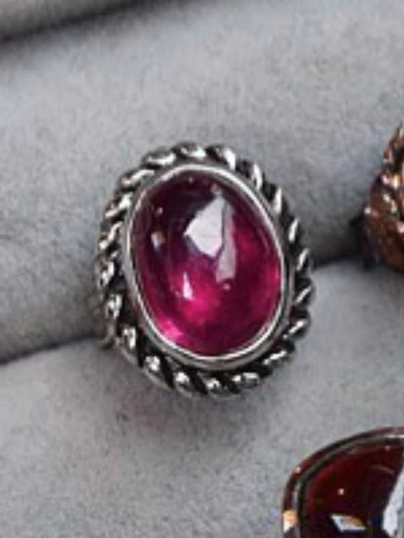 ต่างหูพลอย #minimearrings รหัส E001