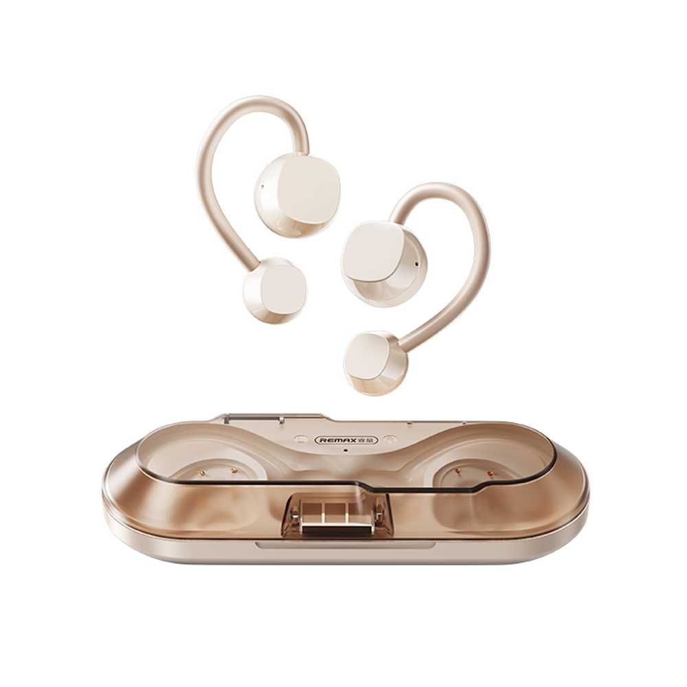 Small Talk BT/OpenBuds P8 (Beige) - หูฟังบลูทูธ Remax