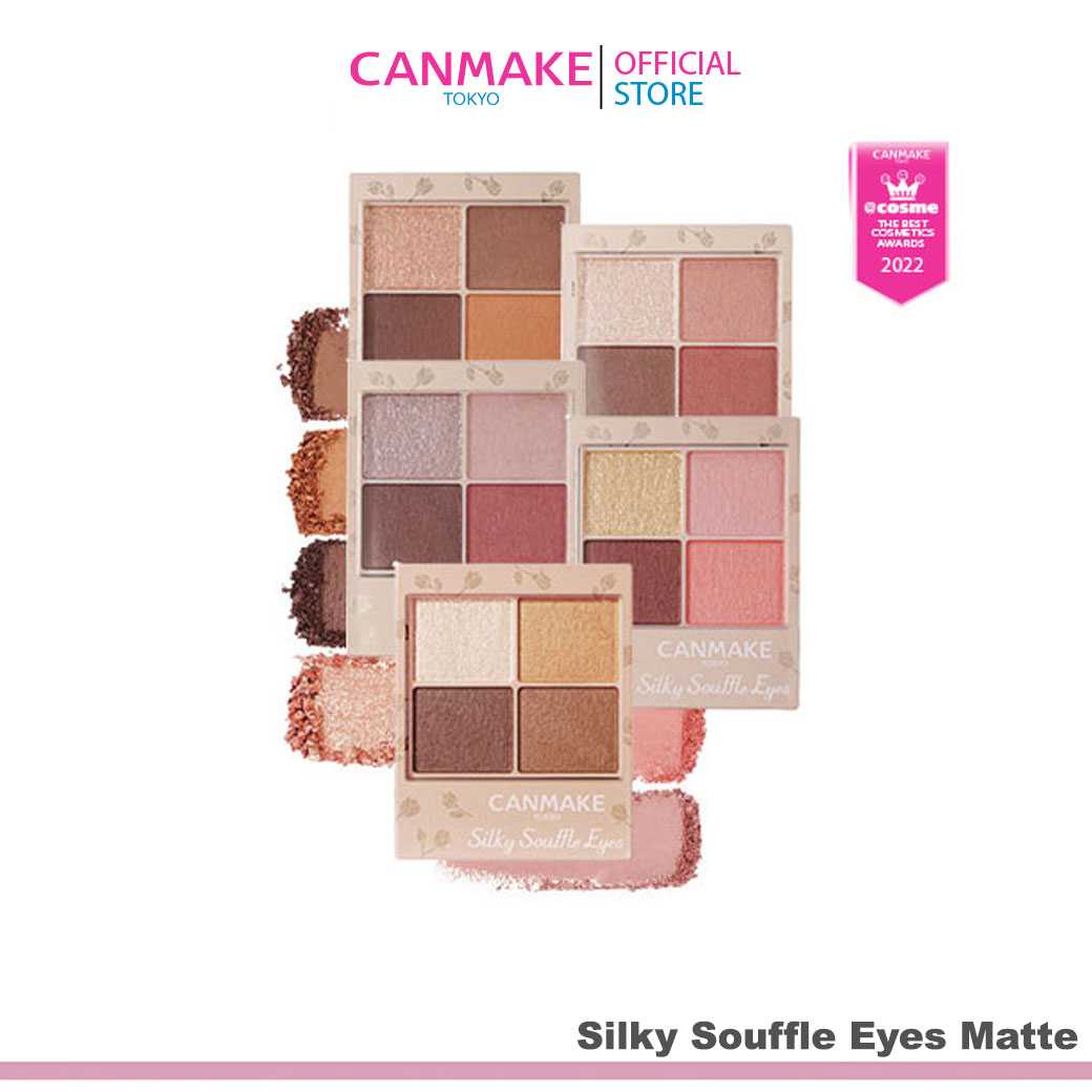 Canmake Silky Souffle Eyes Matte   อายแชโดว์เนื้อซูเฟล่แบบเชียร์แมท